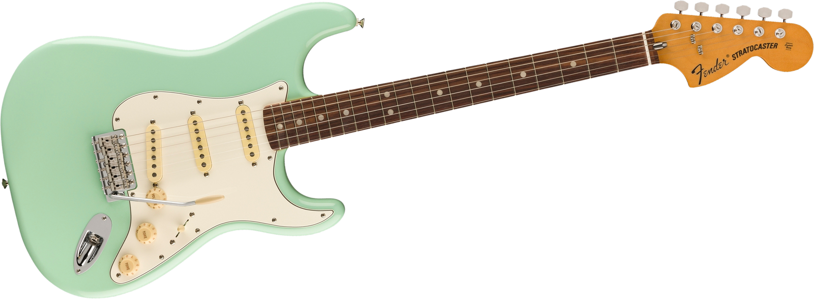 Front der E-Gitarre Fender Vintera II 70s Strat MN SFG