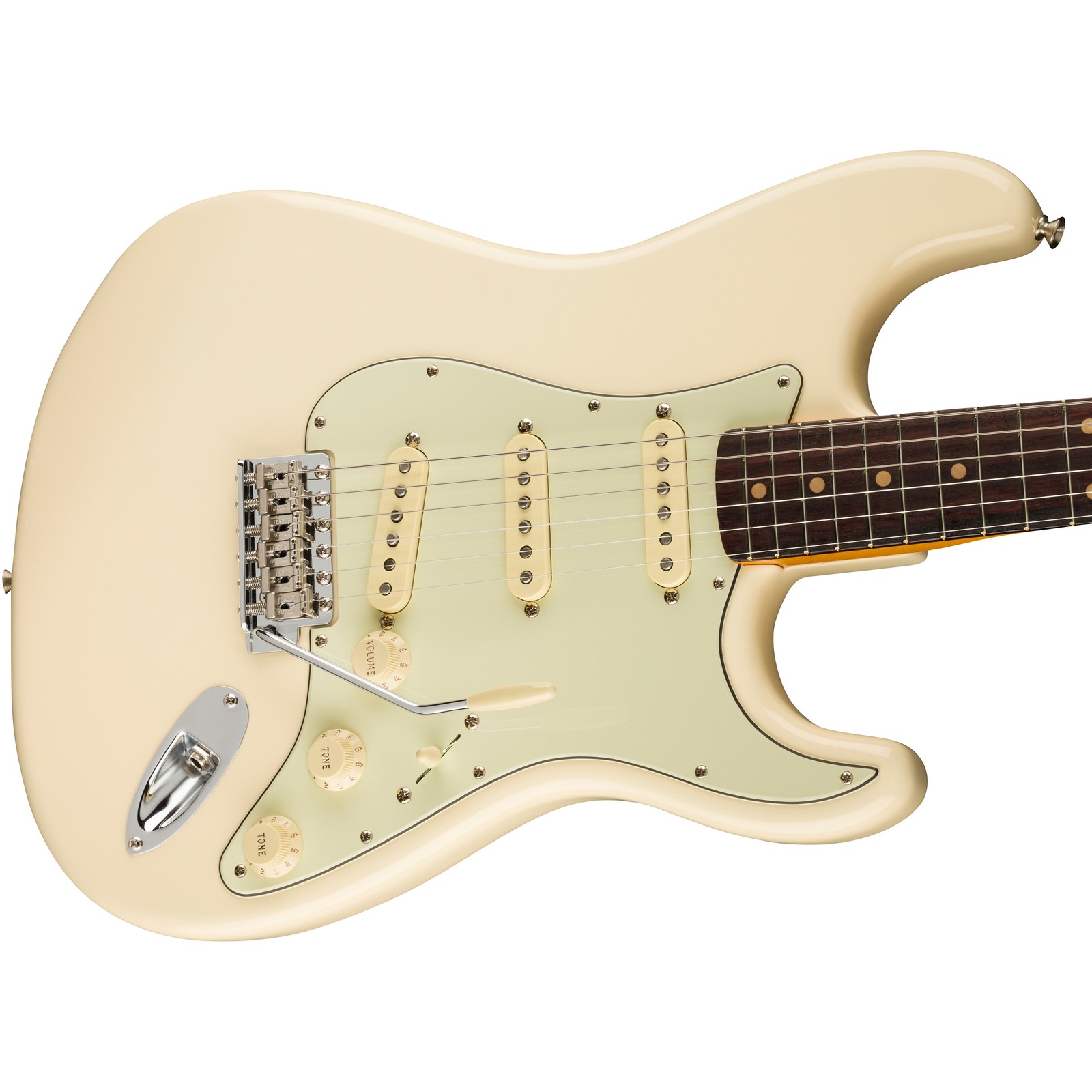Fender E-Gitarre Stratocaster American Vintage II Olympic White Korpus