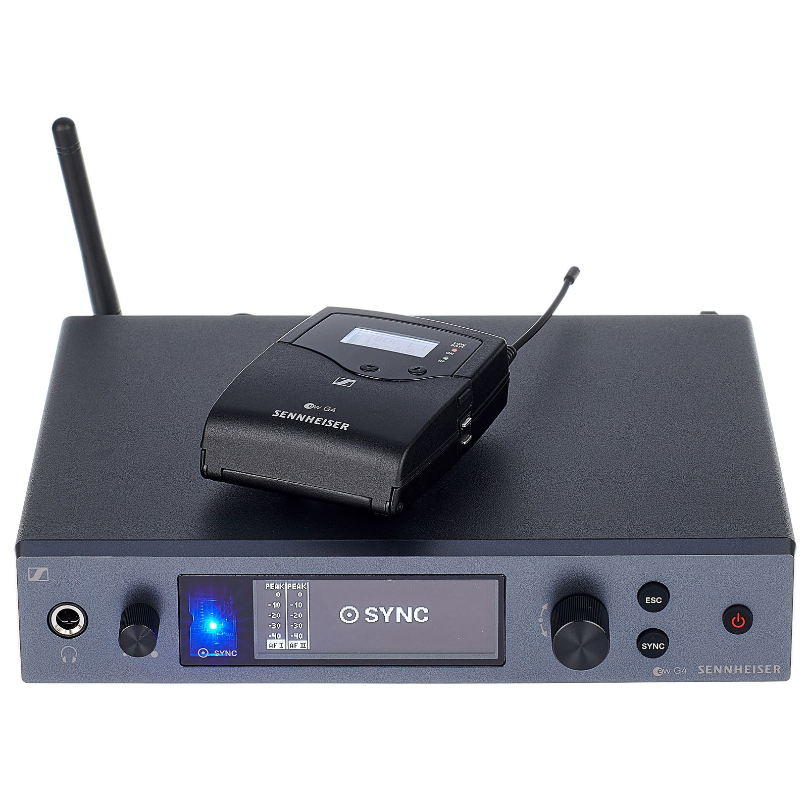 Sennheiser ew IEM G4, transmitter & receiver