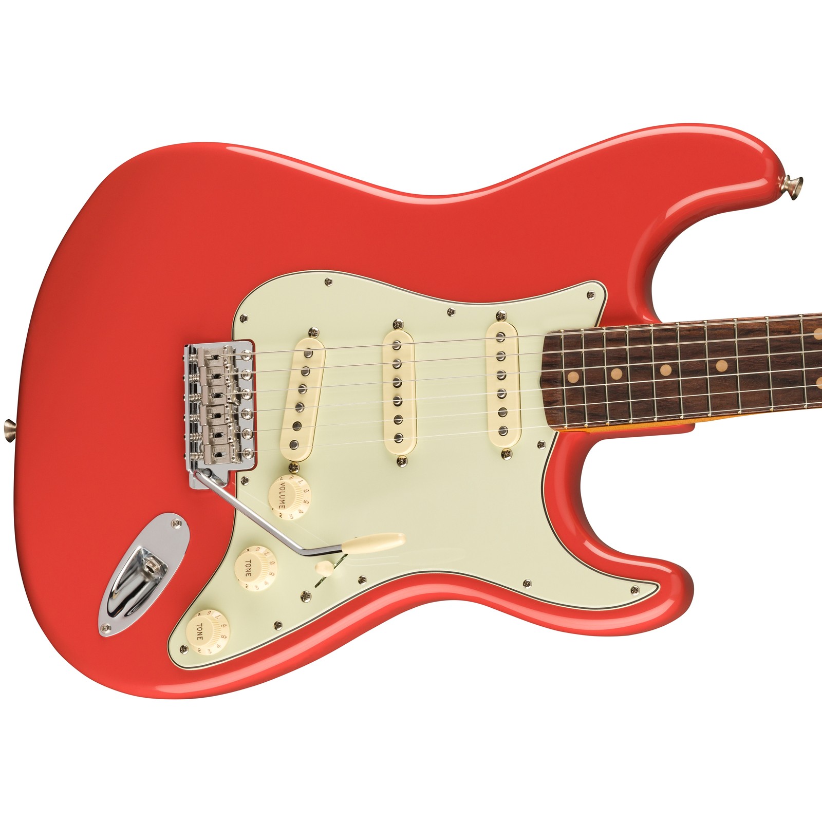 Fender E-Gitarre Stratocaster American Vintage II Fiesta Red Korpus