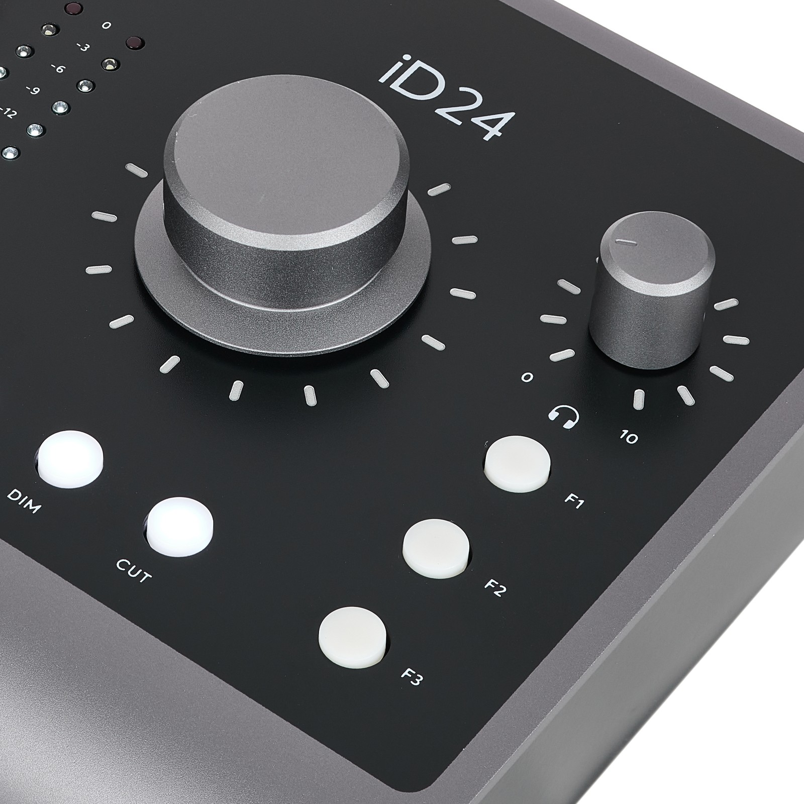 Bedienoberfläche des Audient iD24