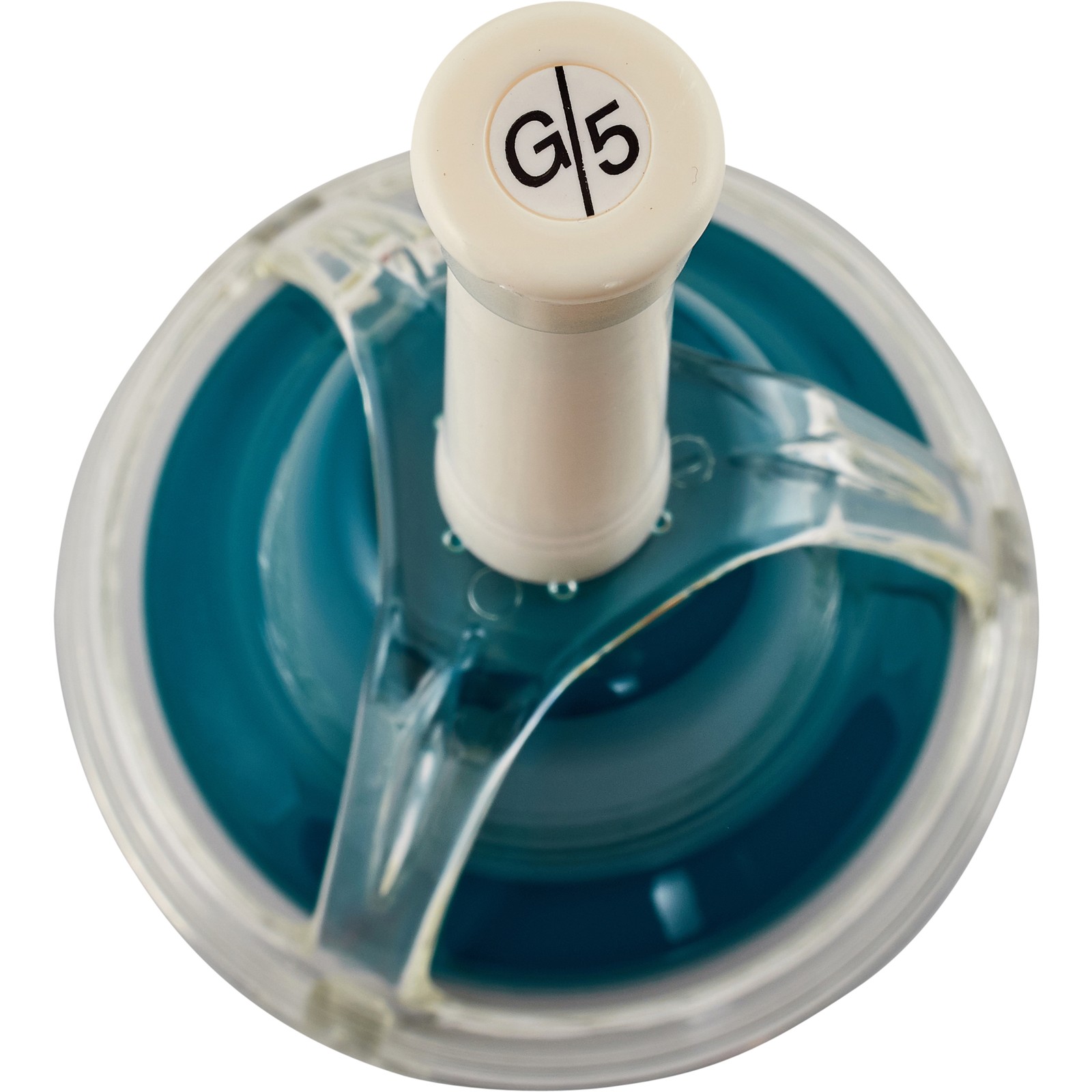 Oberseite einer Thomann Rainbow Handbell in G