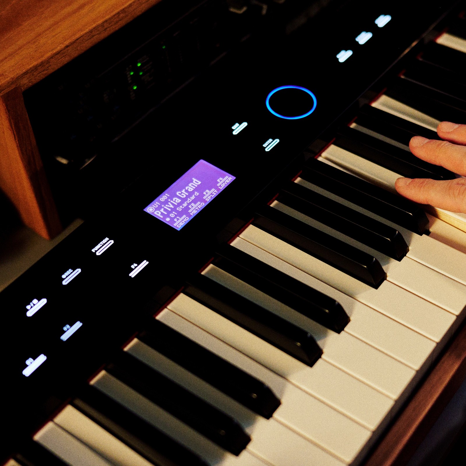 Tasten und Display auf dem Casio PX-S6000