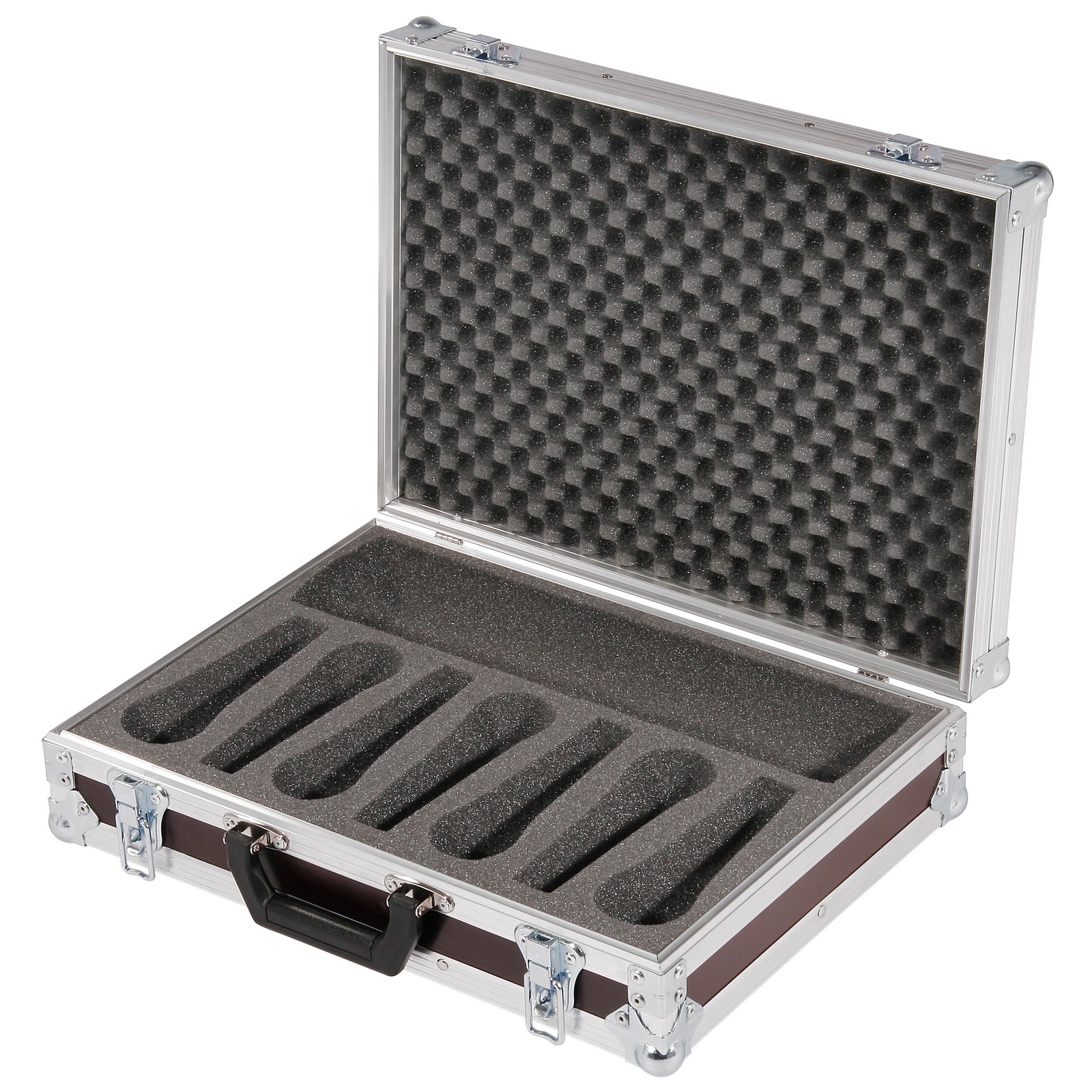 Innenausstattung des Thon Mikrokoffers für 7 Mikrofone