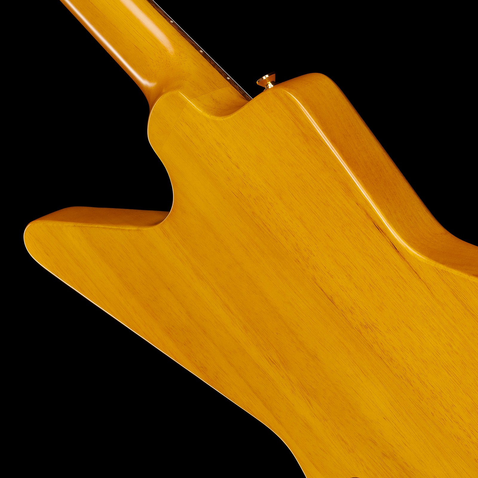 Neck and body, Epiphone Korina Explorer Aged Natural, electric guitar