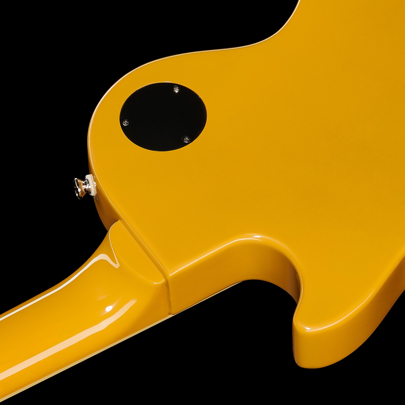 Geleimter Hals auf der Rückseite der Epiphone Les Paul Special TV Yellow