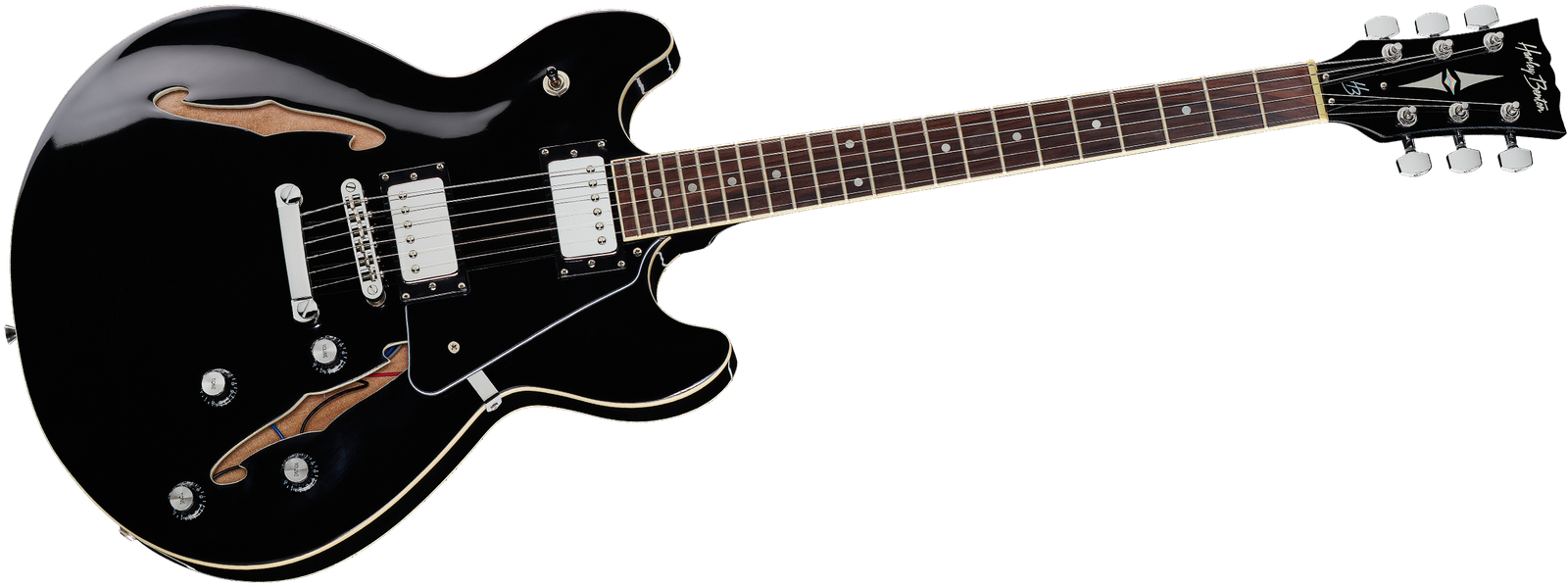 Harley Benton HB-35 BK Vintage Series electric guitar