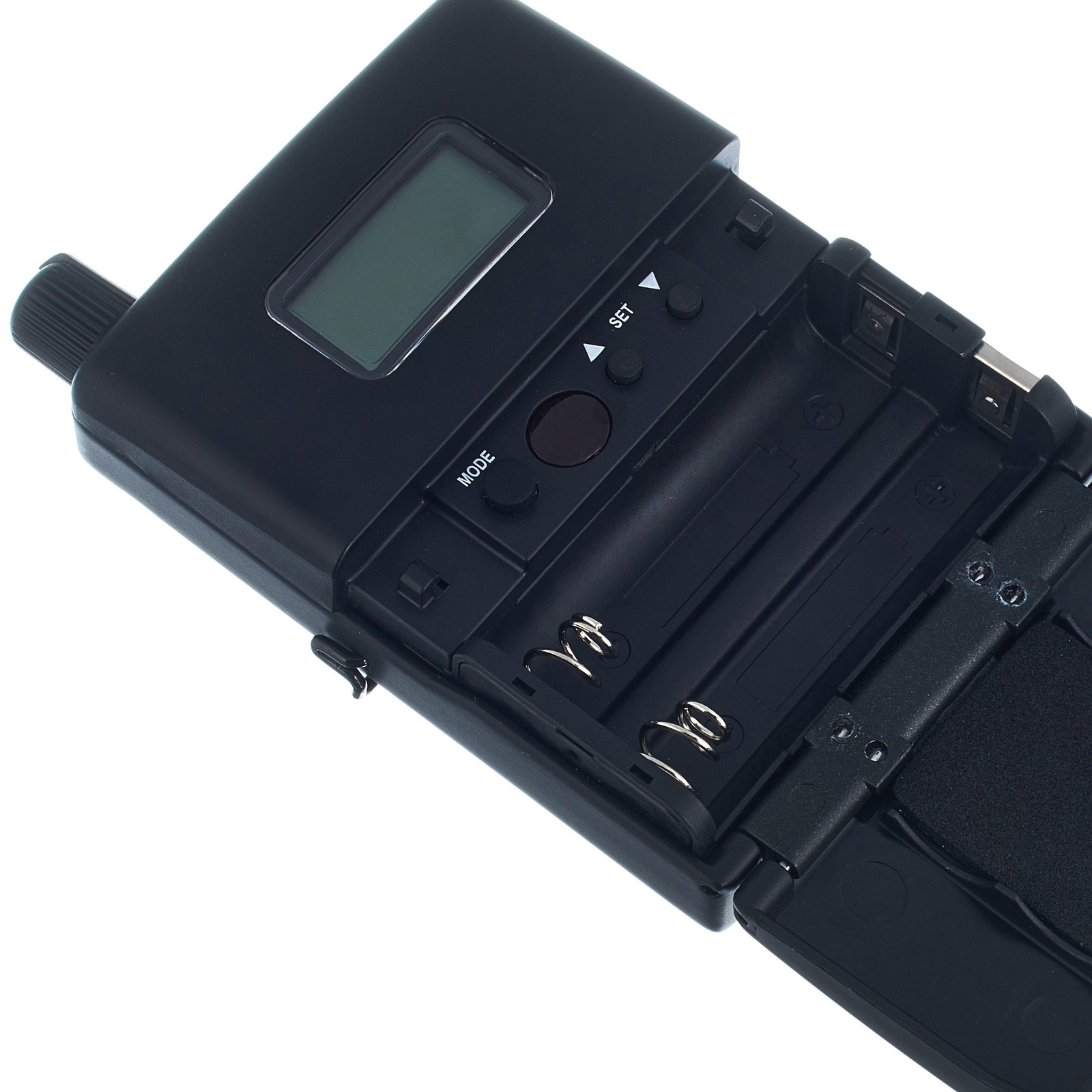 Batteriefach des Mipro MI-909R 5E Taschenempfängers