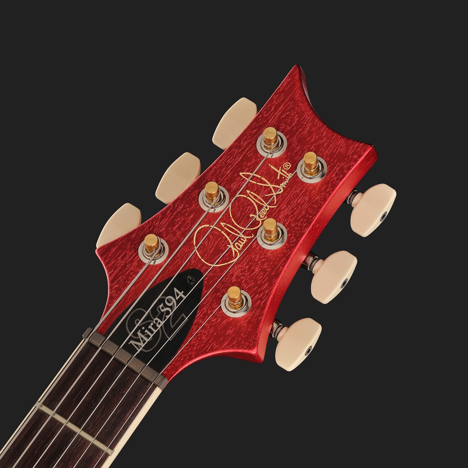 Kopfplatte der PRS S2 Mira 594 Satin RA Metallic