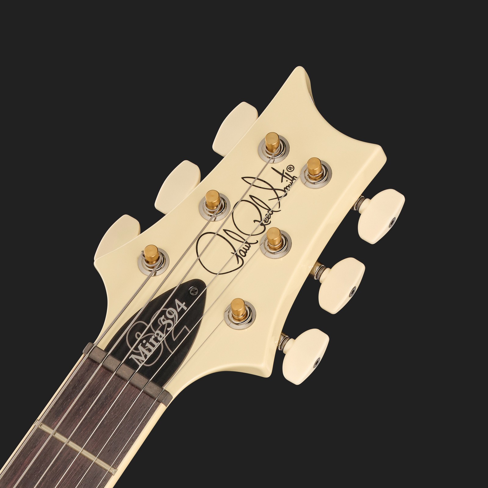 Kopfplatte der PRS S2 Mira 594 Antique White