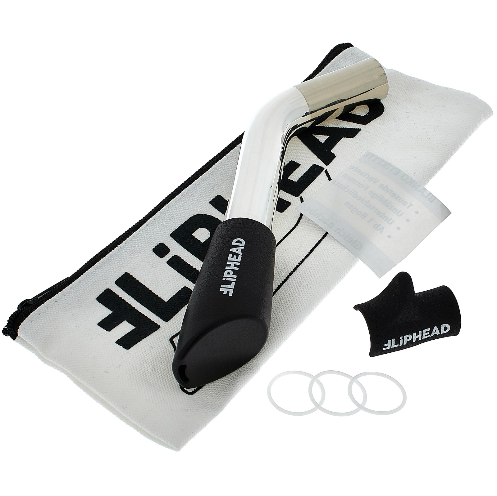 Fliphead Jet Black mit Tasche und Daumenhaken