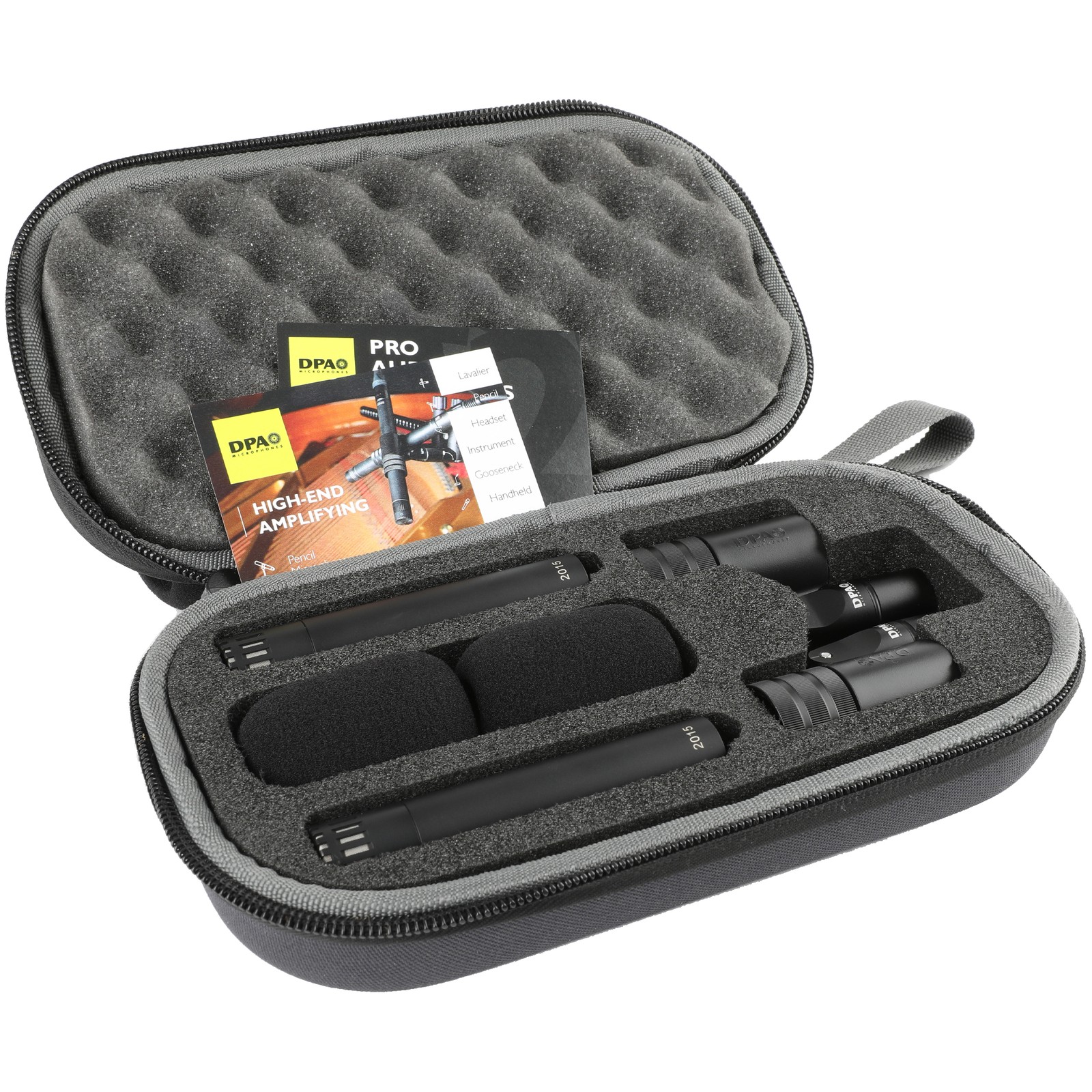 Microphone à condensateur DPA ST2015 avec étui de transport