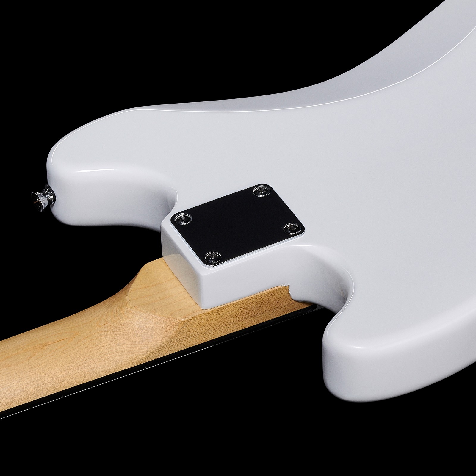 Geschraubter Hals auf der Rückseite der Harley Benton MS-60 VW LTD Edition