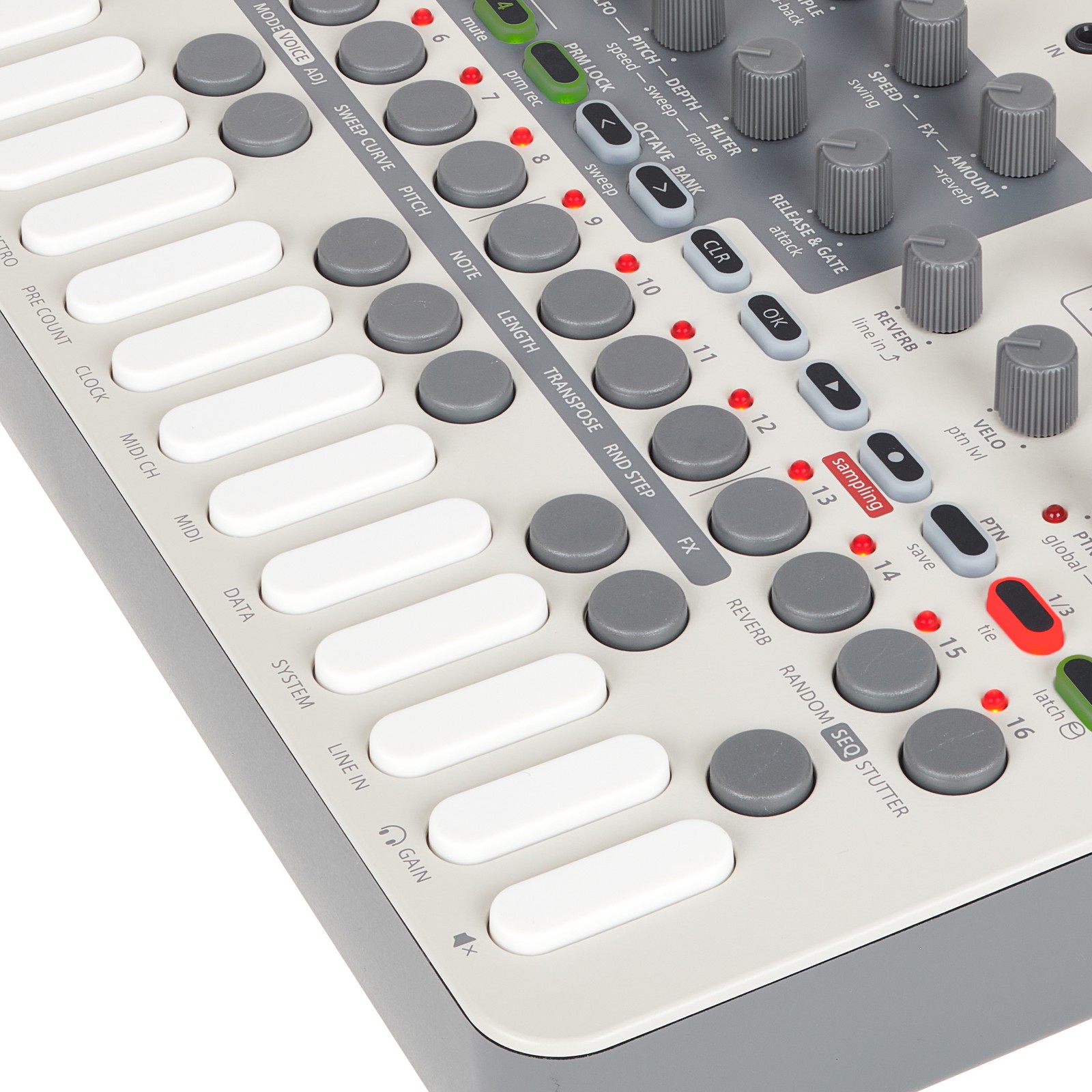 Sonicware LIVEN Lofi-12 Bedienfeld