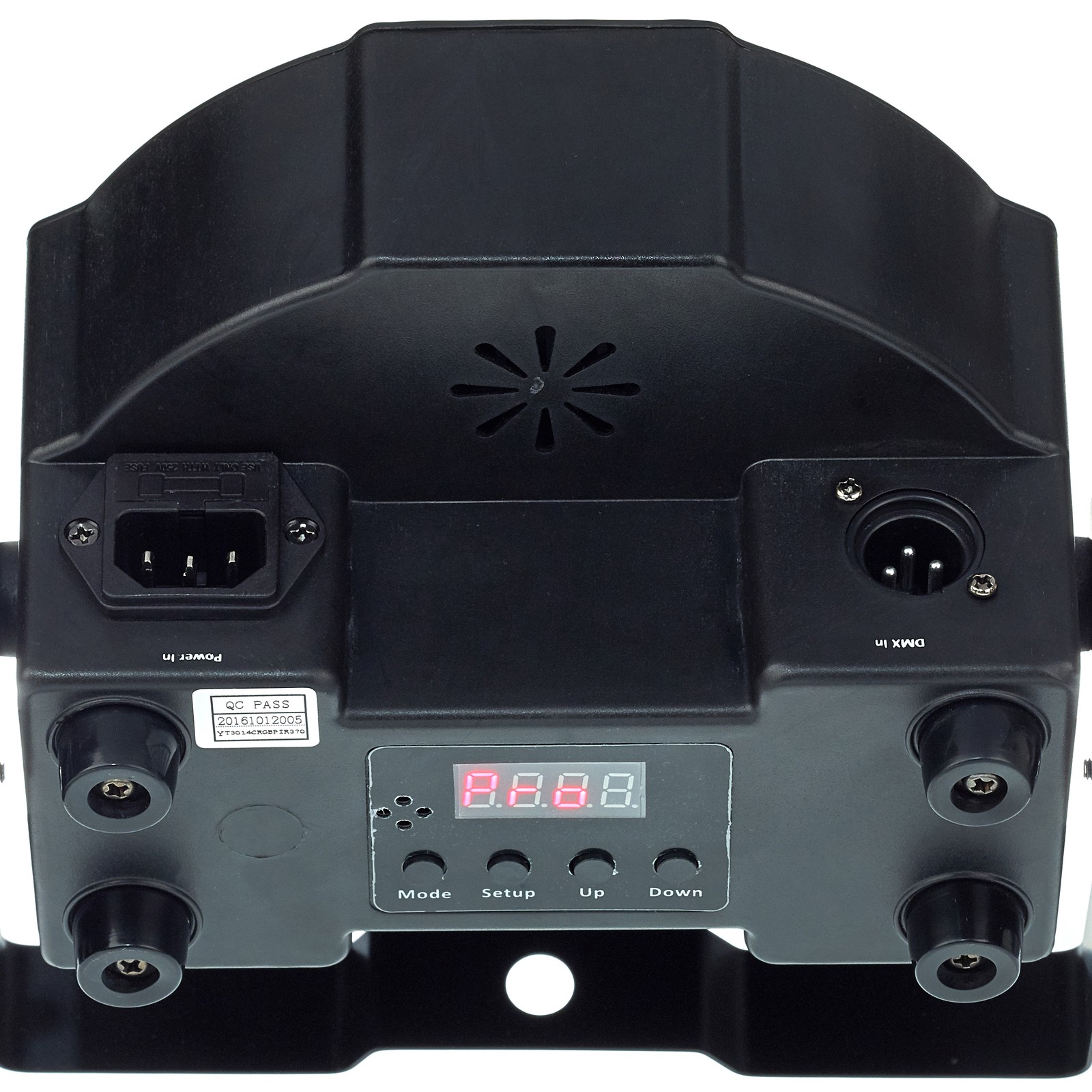 Fun Generation SePar Quad LED RGB UV IR, Rückseite