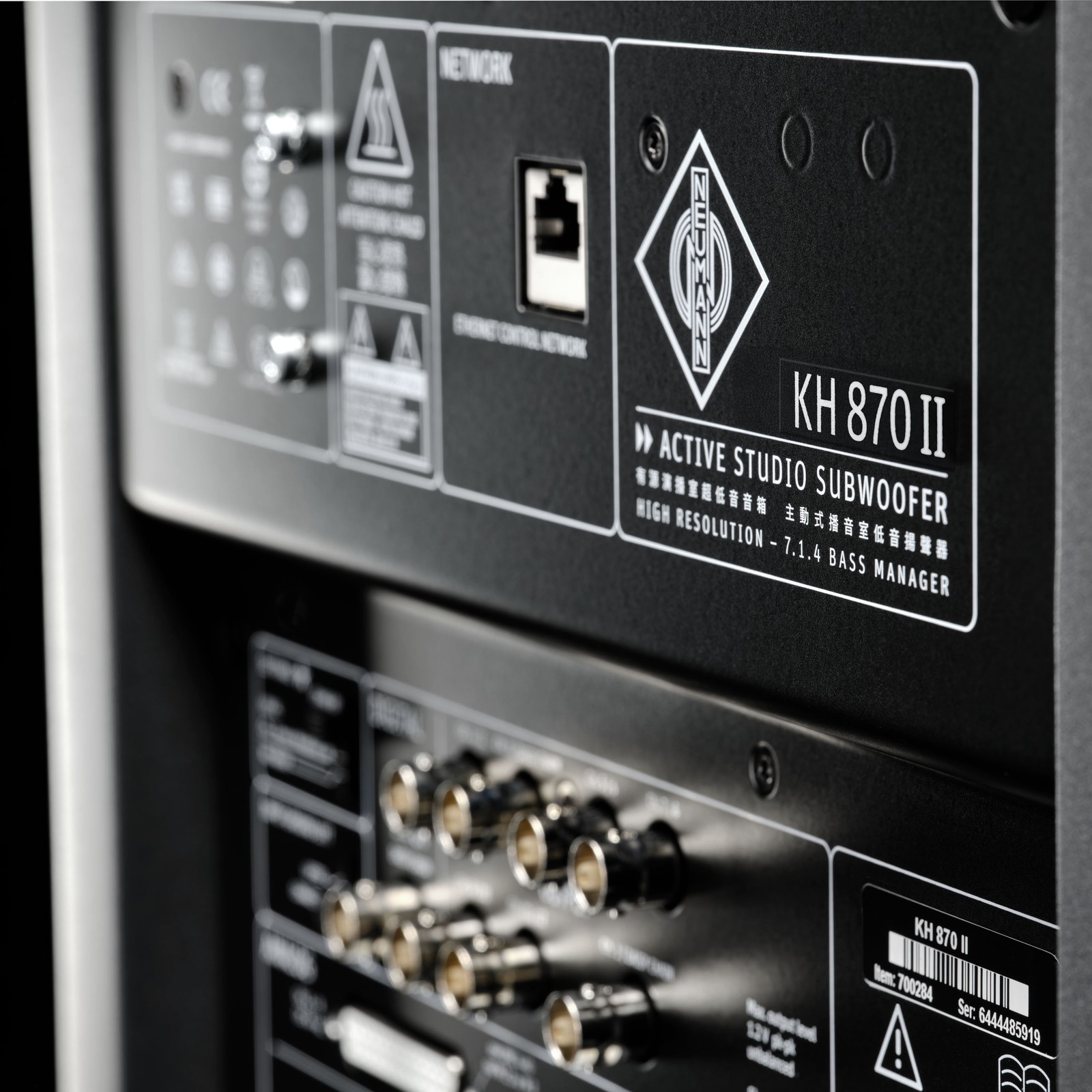 Rückseite des Neumann KH 870 II