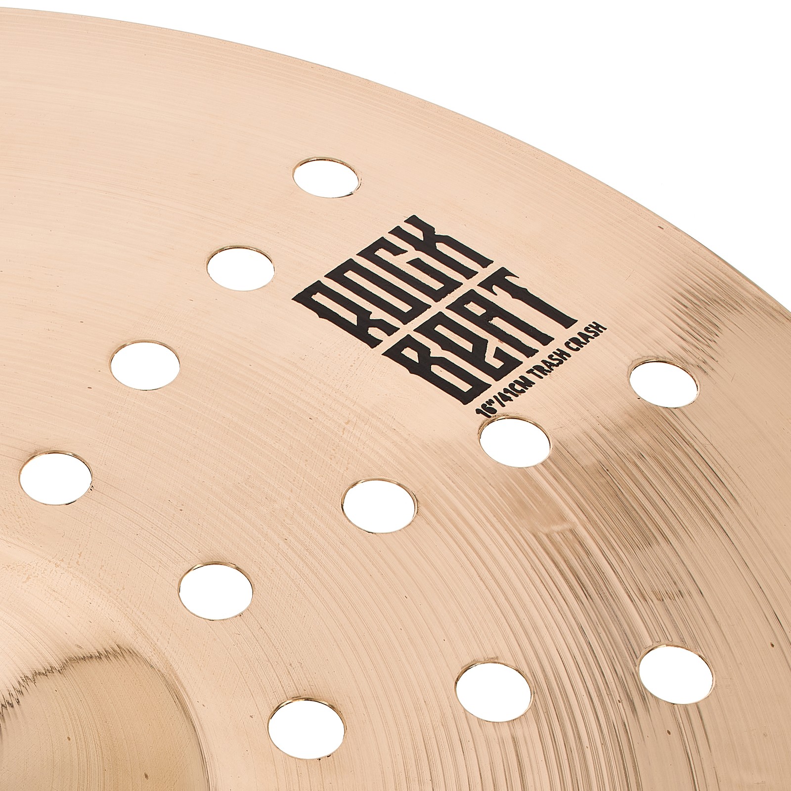 Zultan 16" Rock Beat Trash Crash Detail