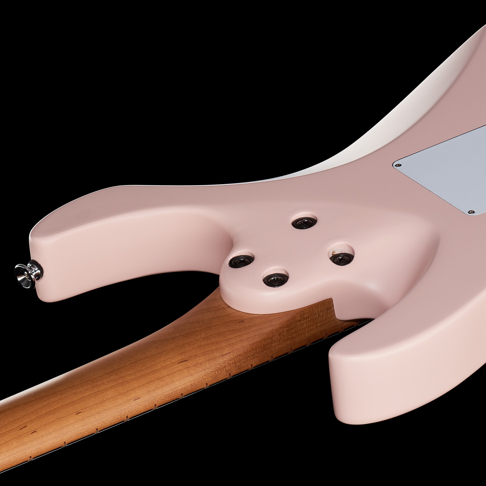 Angeschraubter Hals auf der Rückseite der Charvel Pro-Mod DK24 HSS 2PT CM SP