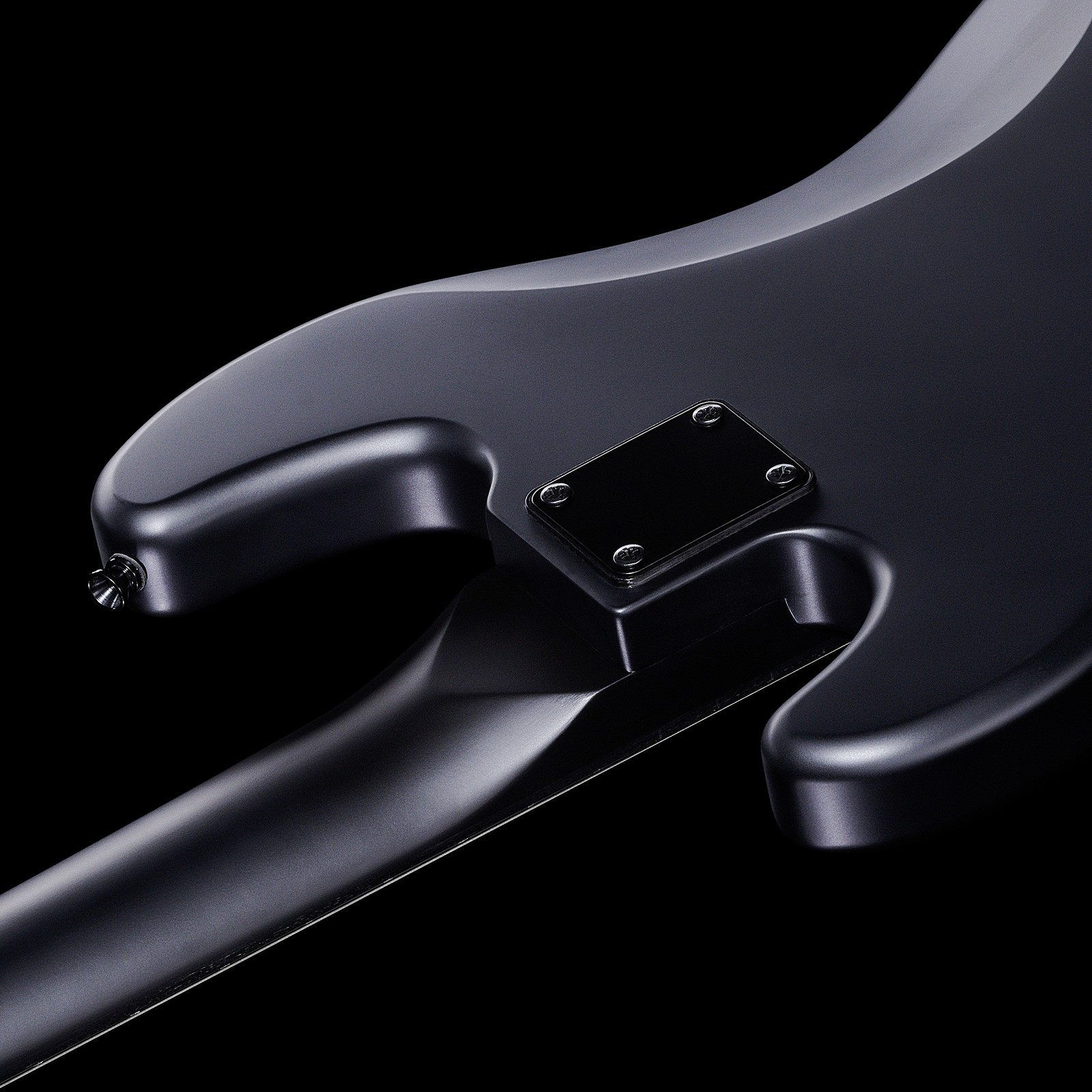 Harley Benton E-Bass von hinten mit geschraubtem Hals