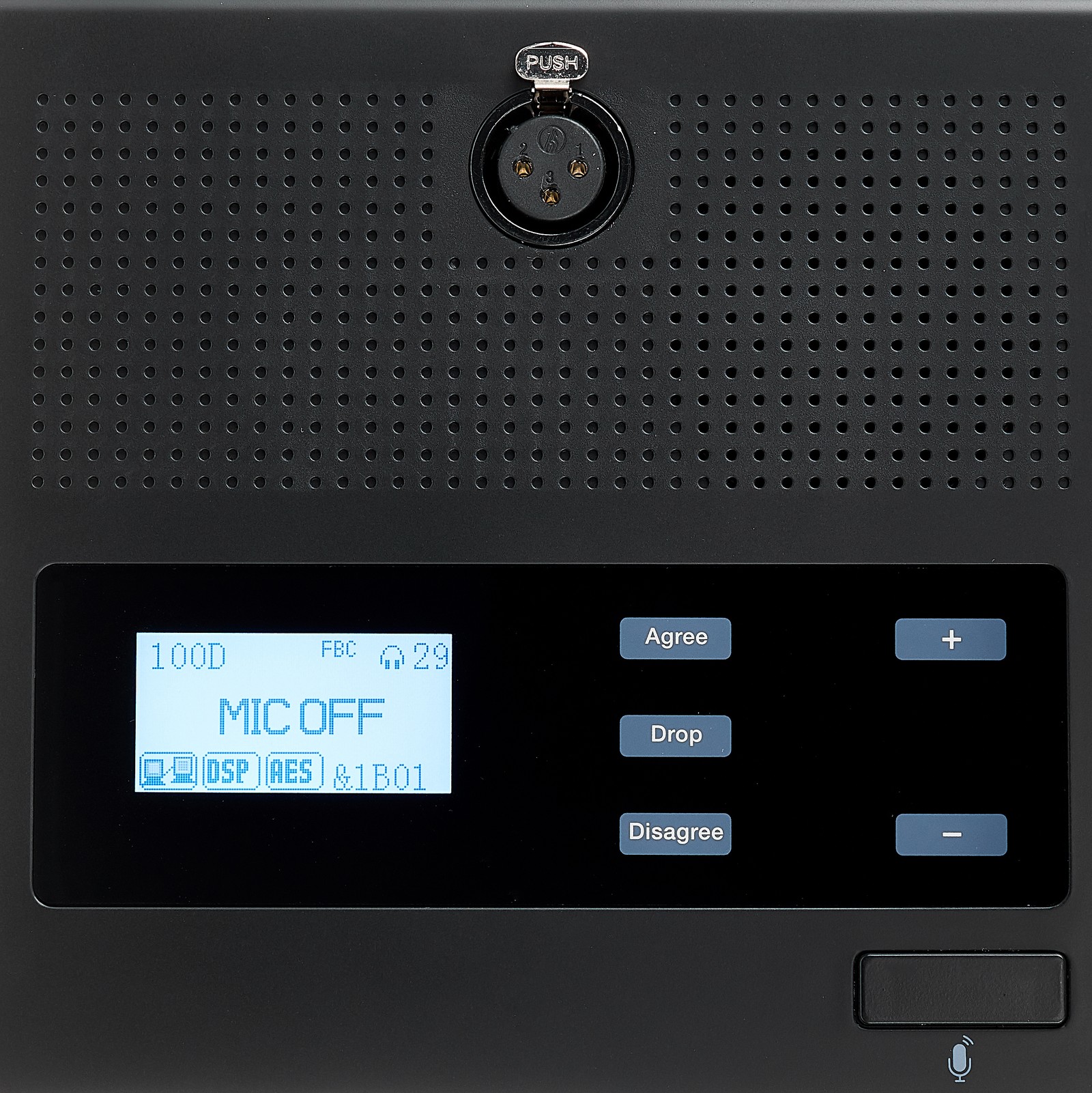 the t.bone Speech 100 D Delegiertensprechstelle für digitales Konferenzsystem