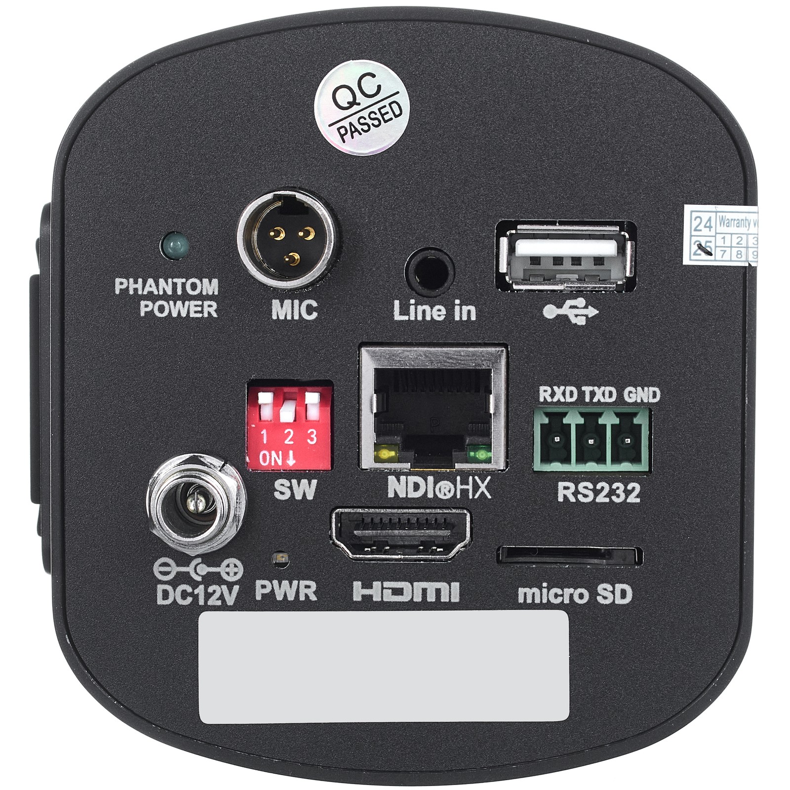 Telycam Vision+ 4KZ Bk, Rückseite