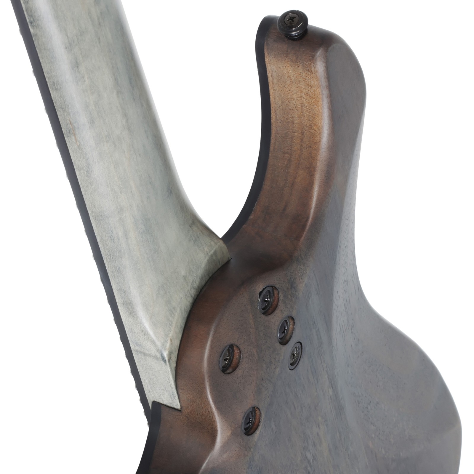 Schecter Omen Elite-7 Black Ch Burst Halsübergang