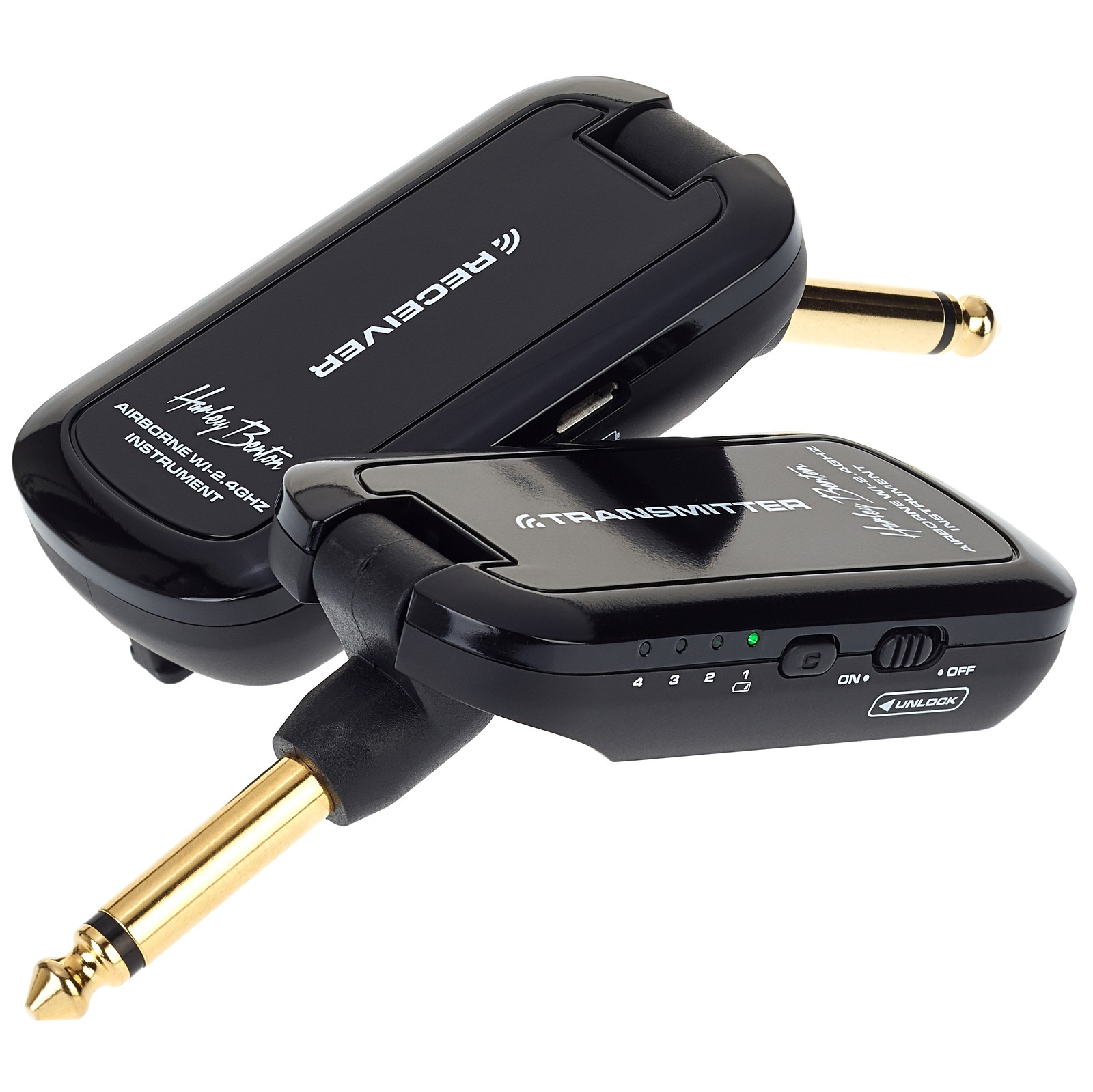 Trasmettitore e ricevitore wireless Harley Benton AirBorne 2.4Ghz Instrument