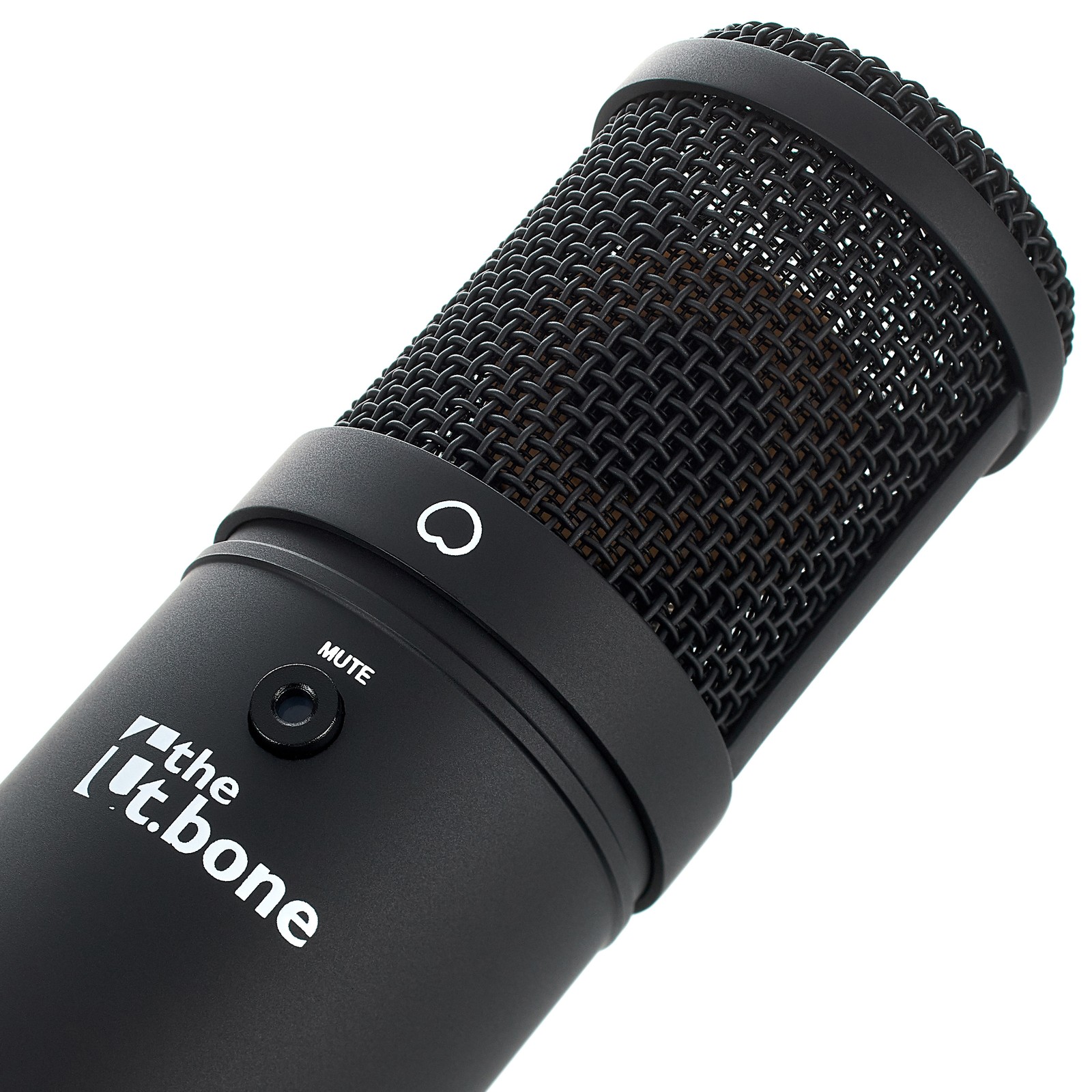 Closeup of the t.bone SC 420 USB Large Diaphragm Studio Microphone