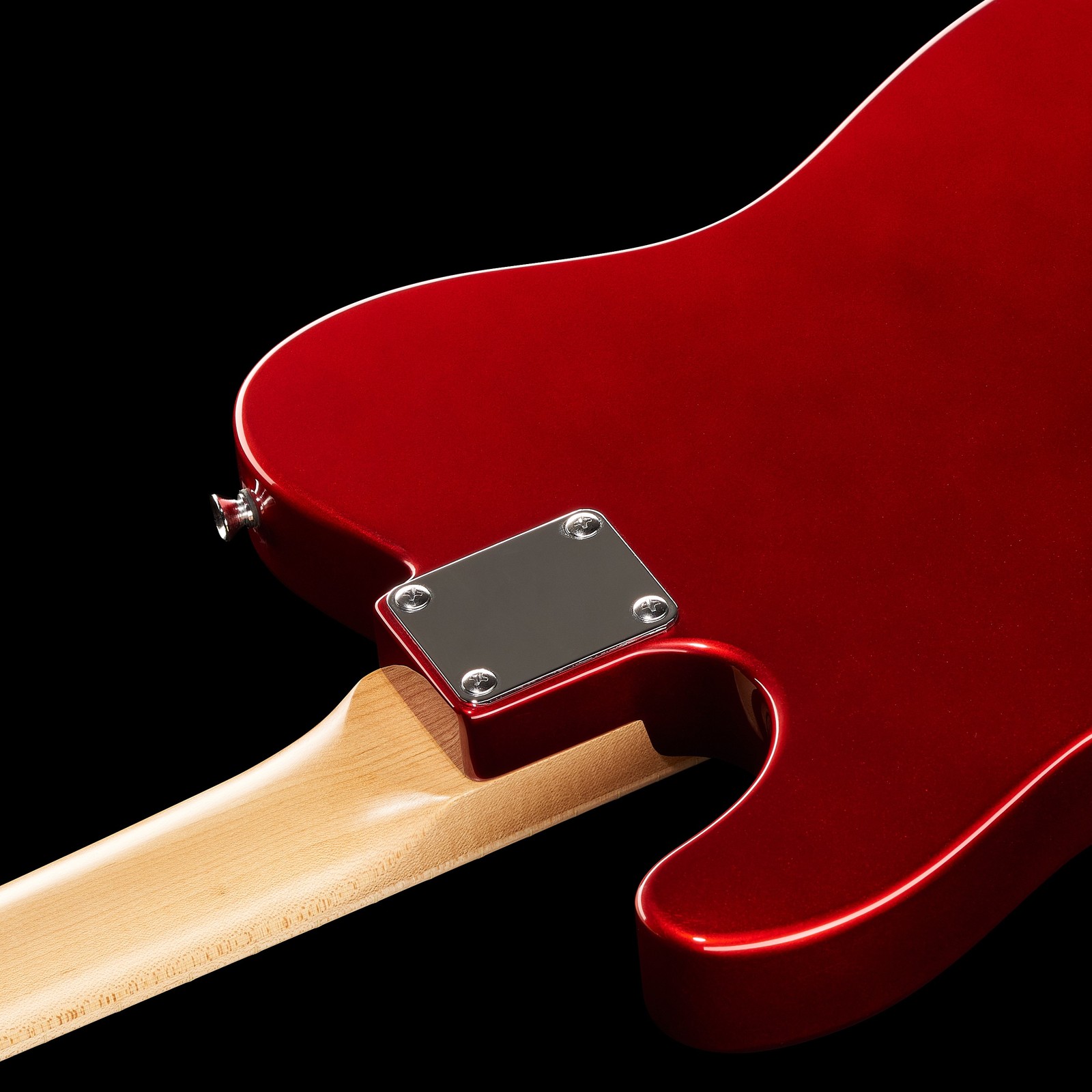 Geschraubter Hals auf der Rückseite der Harley Benton TE-20MN CA Standard Series