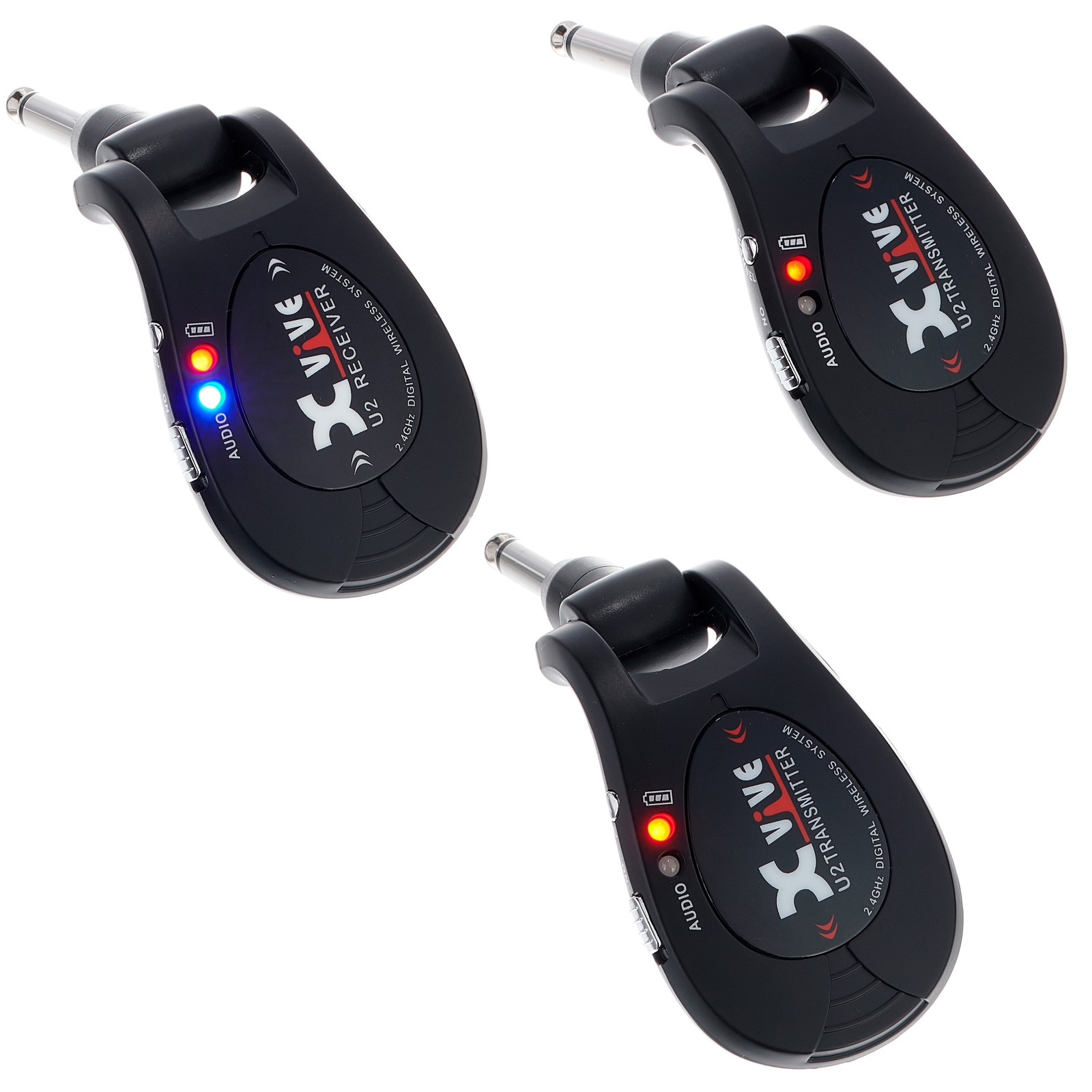 XVive Wireless System Bundle U2 Black zwei Sender und Empfänger