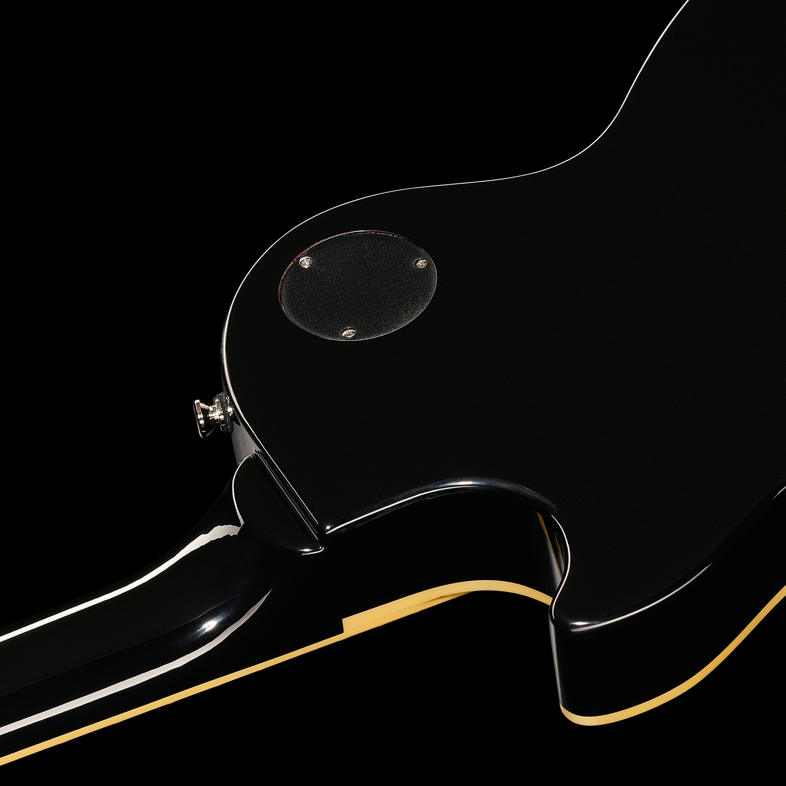 Schwarze Rückseite der Epiphone Les Paul Classic Ebony