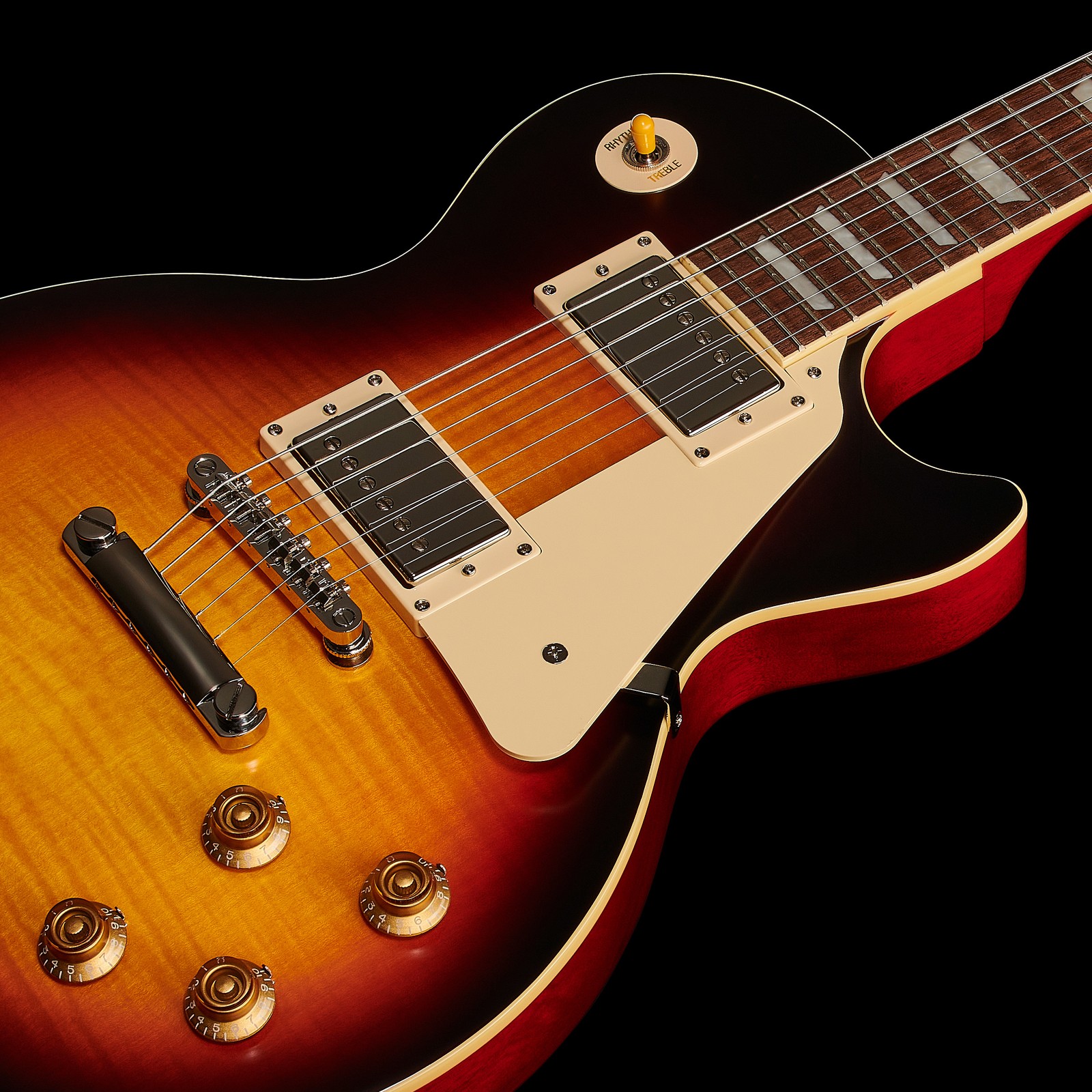 Epiphone 1959 LP Standard Outfit ADB mit Gibson Burstbucker Humbucker Pickups