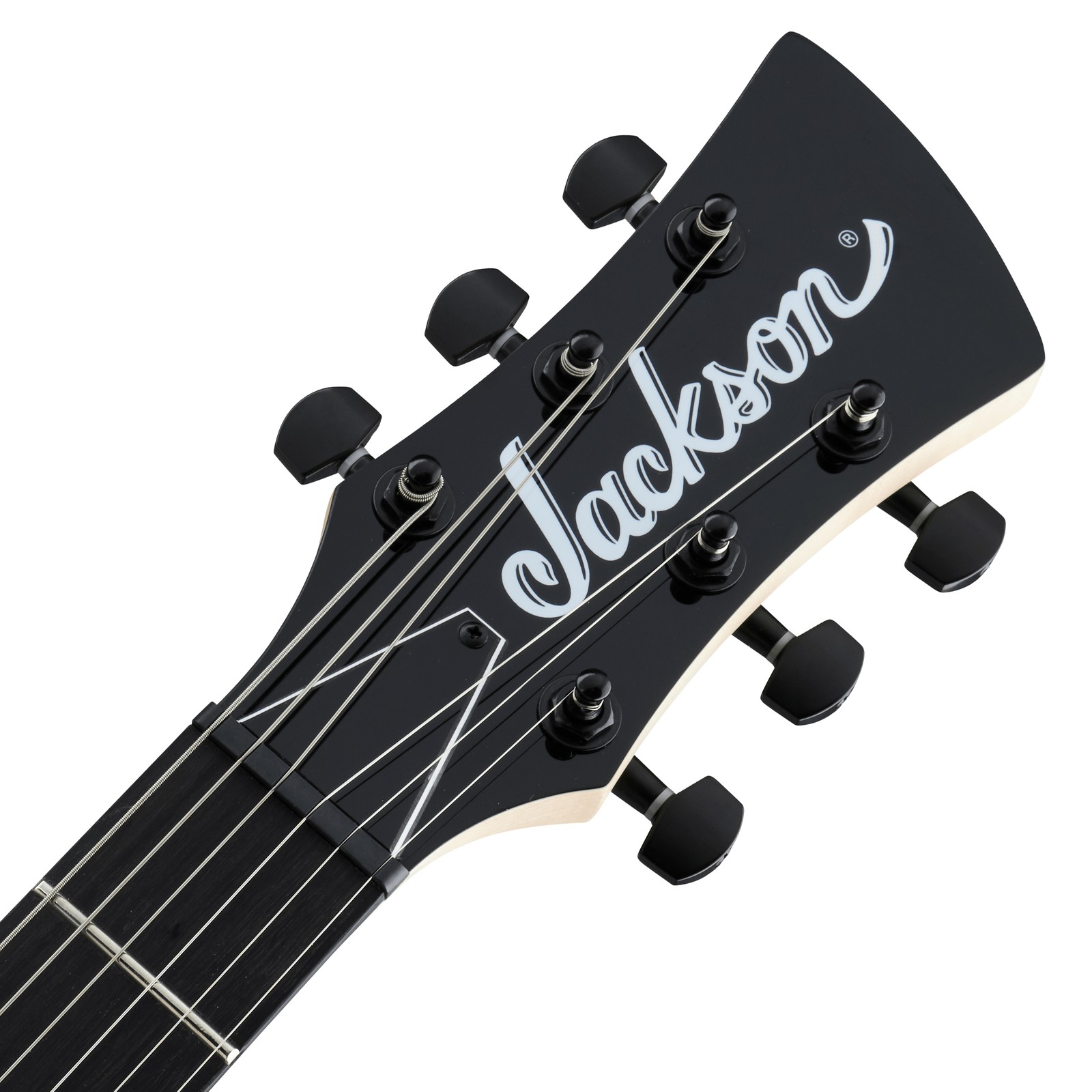 Kopfplatte der Jackson JS22 Surfcaster HT SN BK