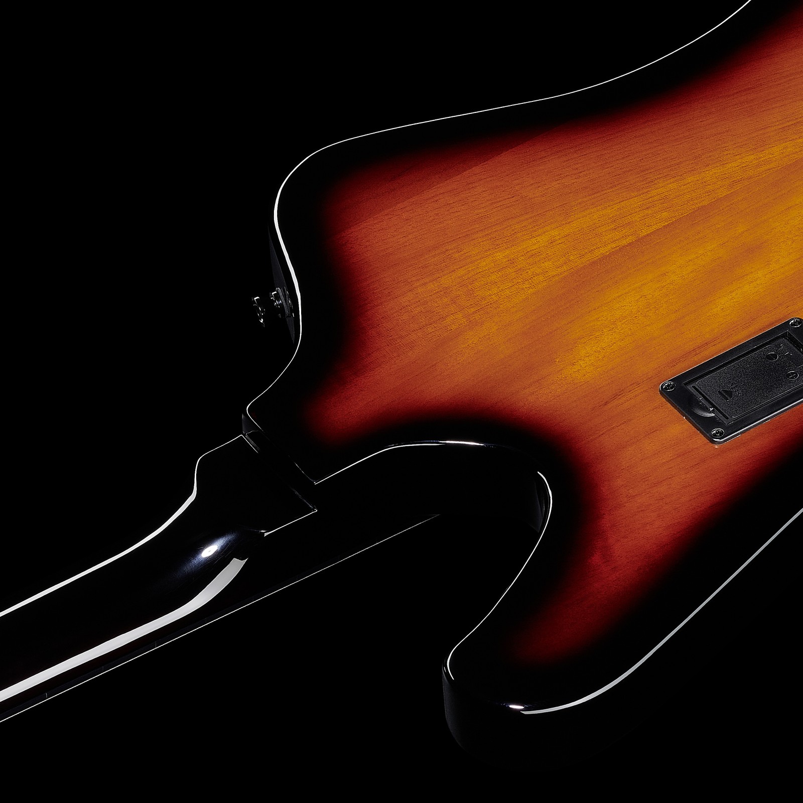 set neck on the back of the Harley Benton TB-70VS Deluxe Series