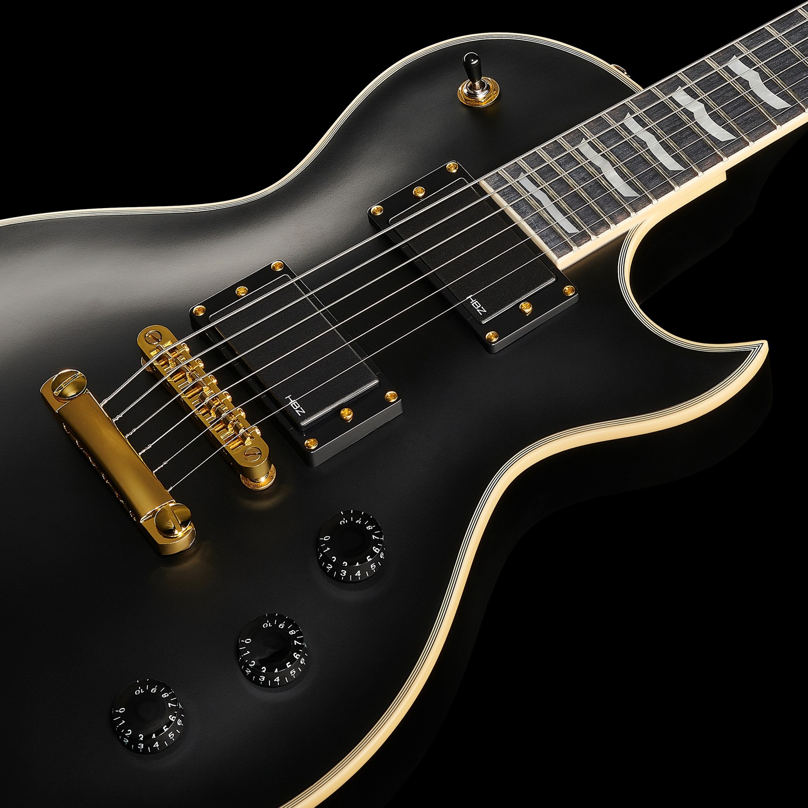 Harley Benton SC-1000 with two Active HBZ Hi-Gain humbuckers