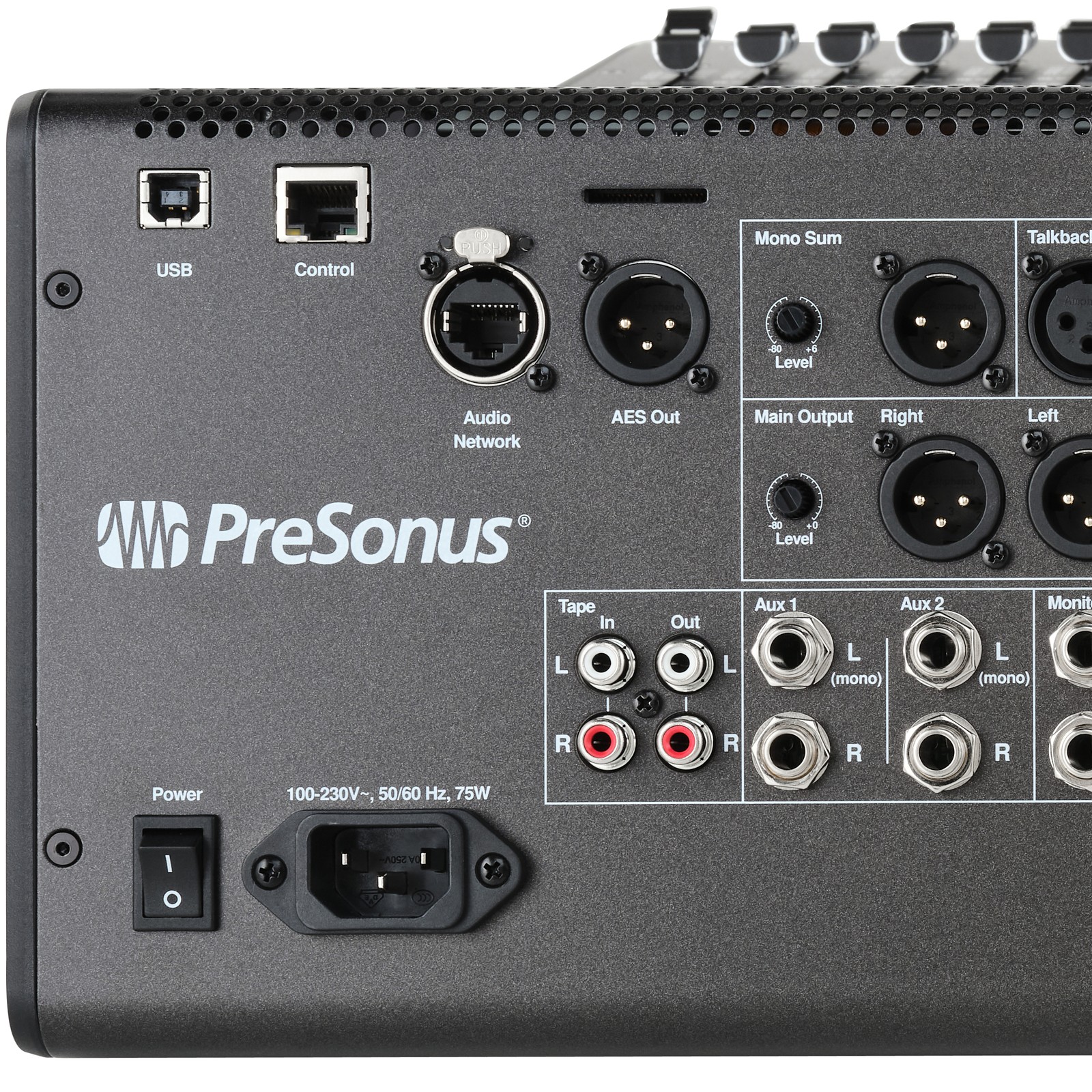 Presonus StudioLive Series III SE 24, Logo auf Rückseite