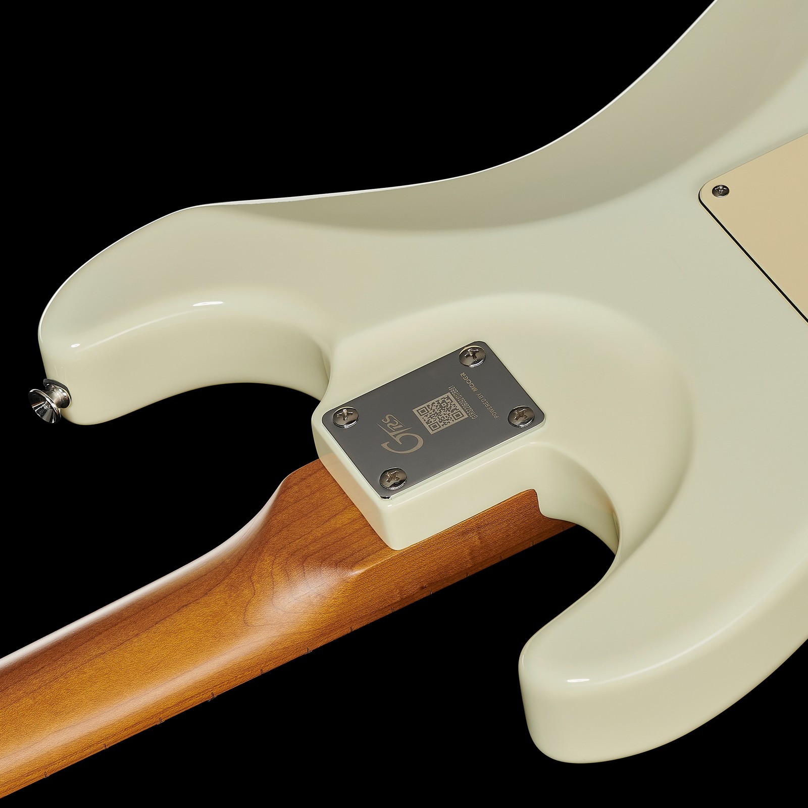 Mooer GTRS Guitars Standard 801 VW, rear view of bolt-on neck