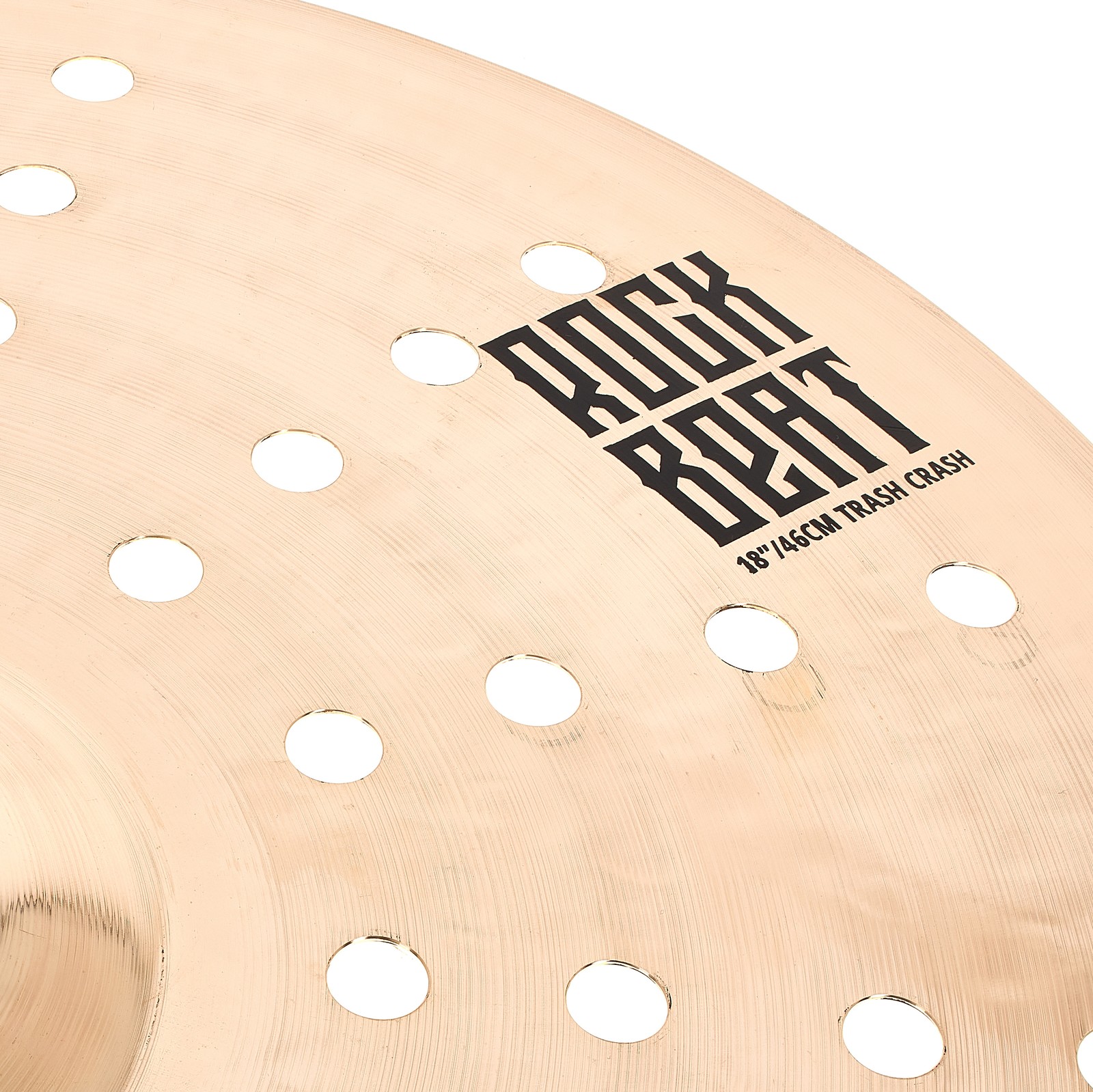 Zultan 18" Rock Beat Trash Crash Detail