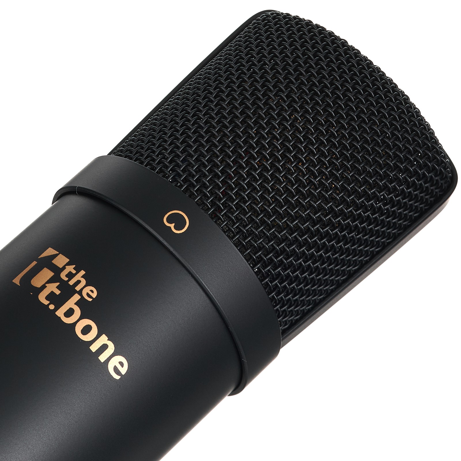 Logo marki the t.bone na wielkomembranowym mikrofonie pojemnościowym SC 400 Studio