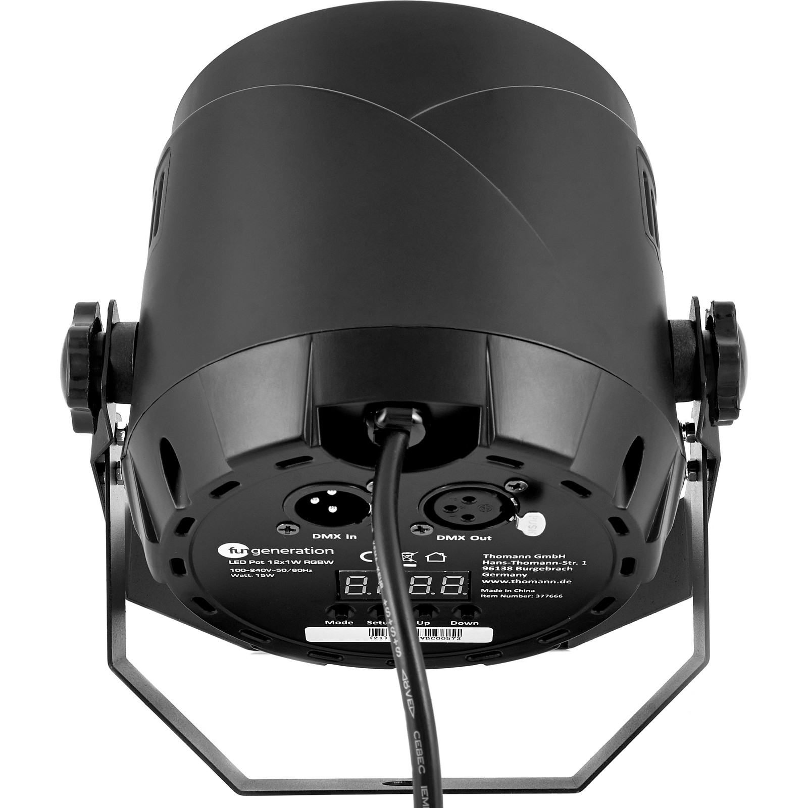 Fun Generation LED Pot 12x1W RGBW von oben