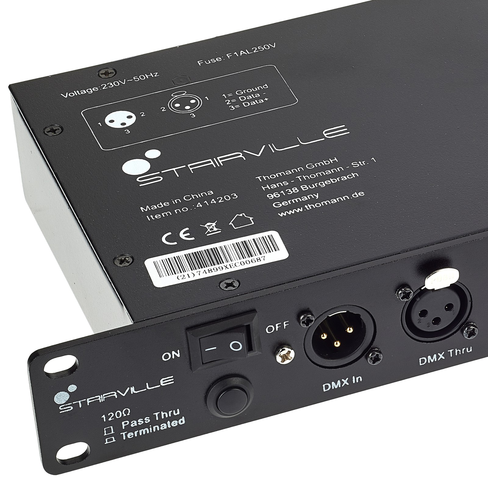 Detail des Stairville DMX Splitter 8 USB 3 pin