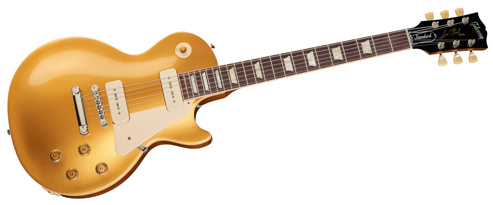 Gibson Les Paul Standard P90 Gold Top 0597494a-7055-589b-b355-