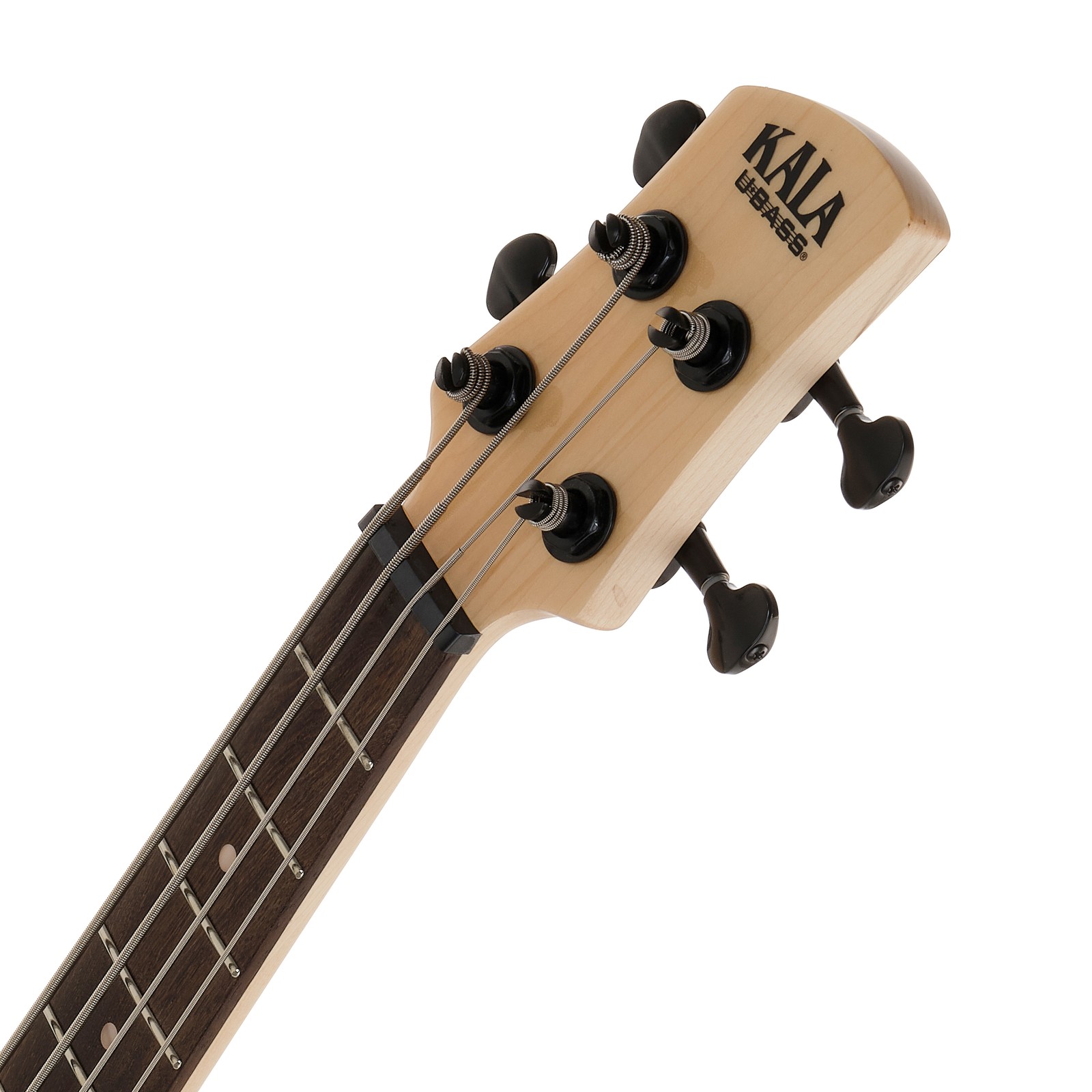 Kala U-Bass Solid Body 4-String CR, Kopfplatte mit Logo