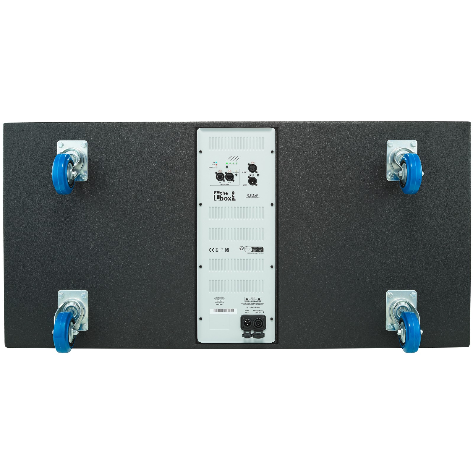 Rollen am aktiven the box pro A 218 LA Doppel 18" Subwoofer