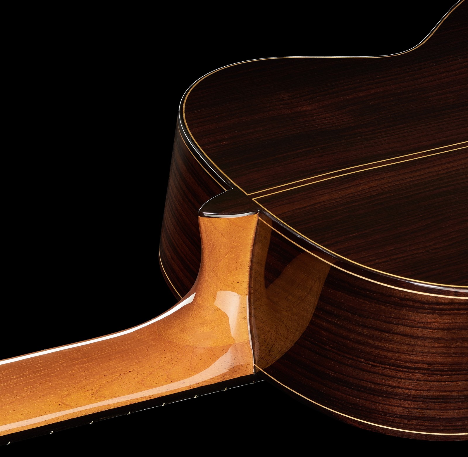 Halsübergang der Ramirez Guitarra del Tiempo Cedar Konzertgitarre