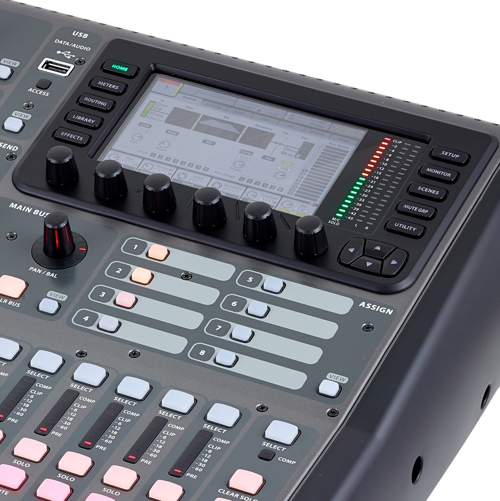 Behringer X32 Producer screen