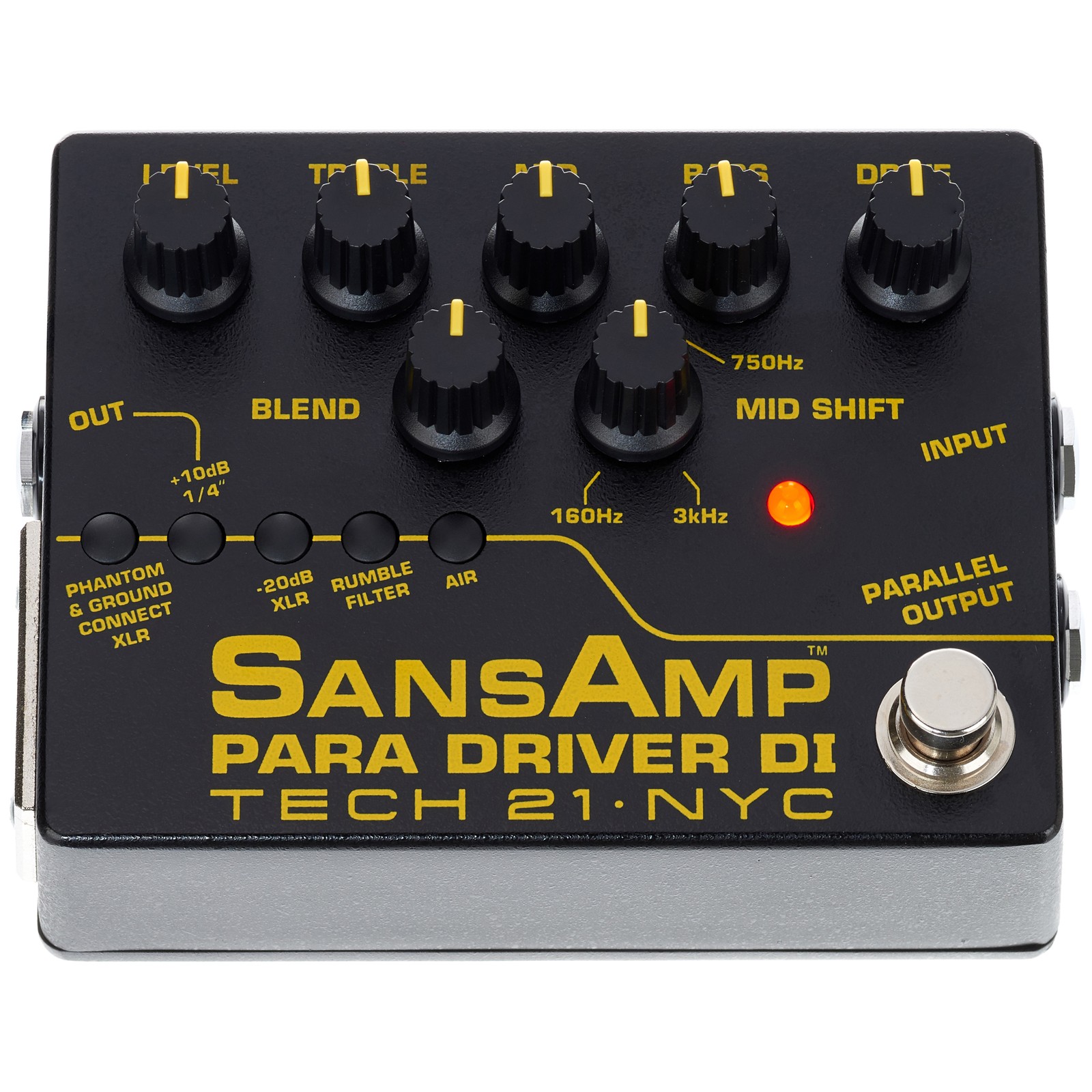 Tech 21 SansAmp Paradriver D.I. V2 Preamp Pedal