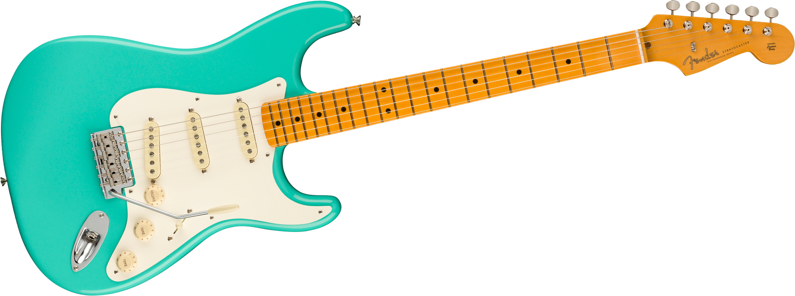 Fender E-Gitarre Stratocaster American Vintage II Sea Foam Green Aufmacherbild