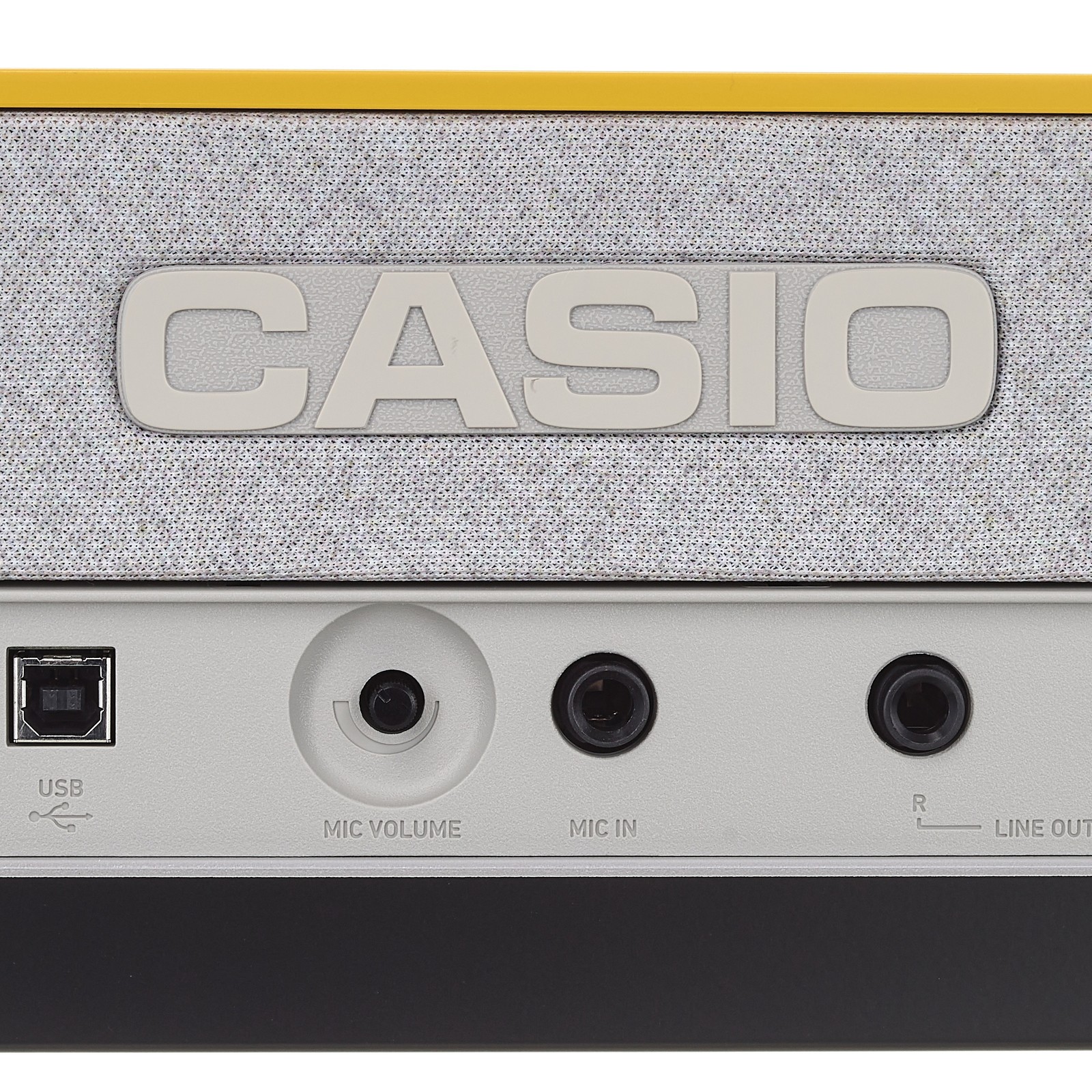 Casio Logo auf der Rückseite vom Stage Piano
