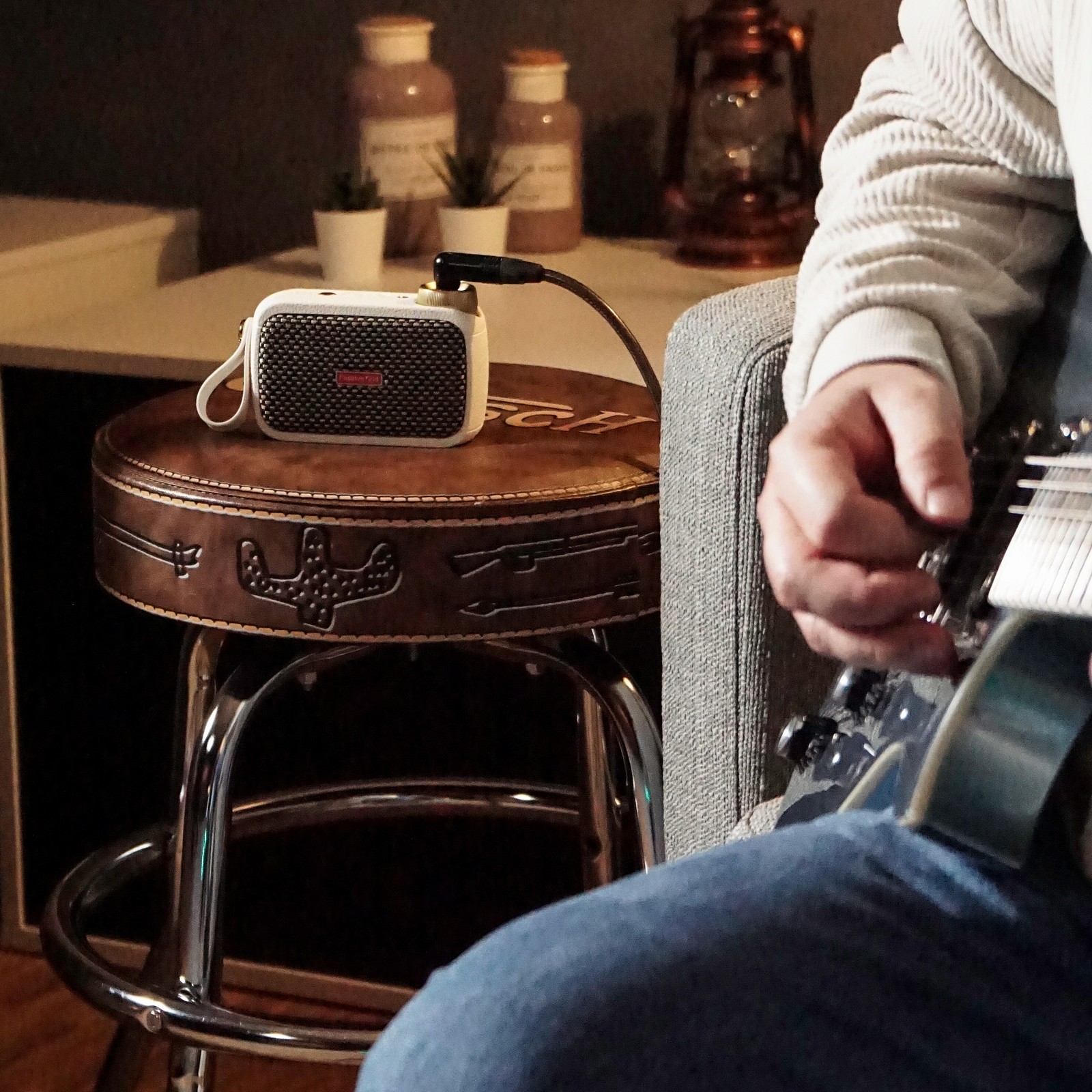 Positive Grid Spark Go PW wird von einem Gitarristen genutzt